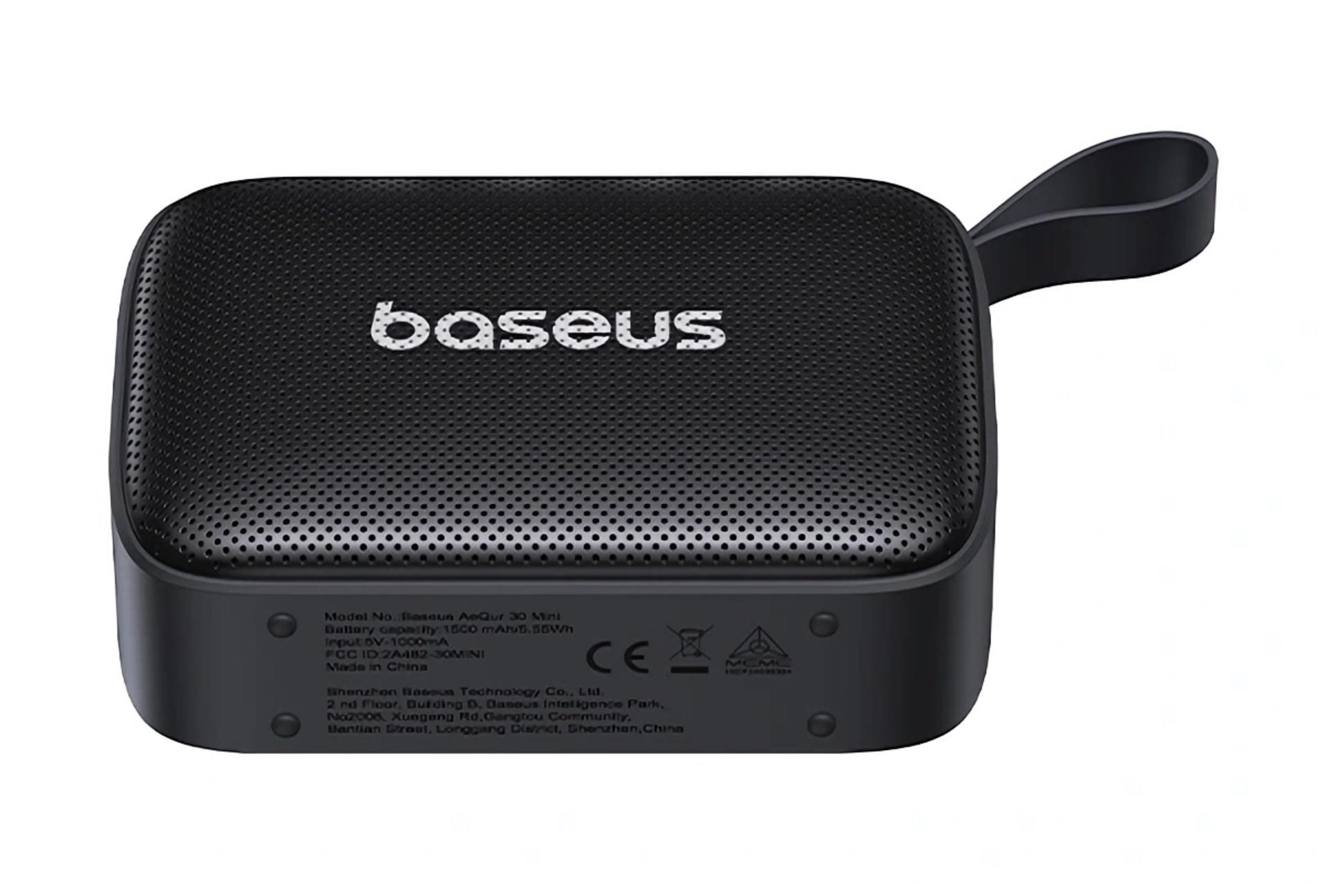 اسپیکر باسئوس Baseus AeQur 30 Mini از نمای کناری