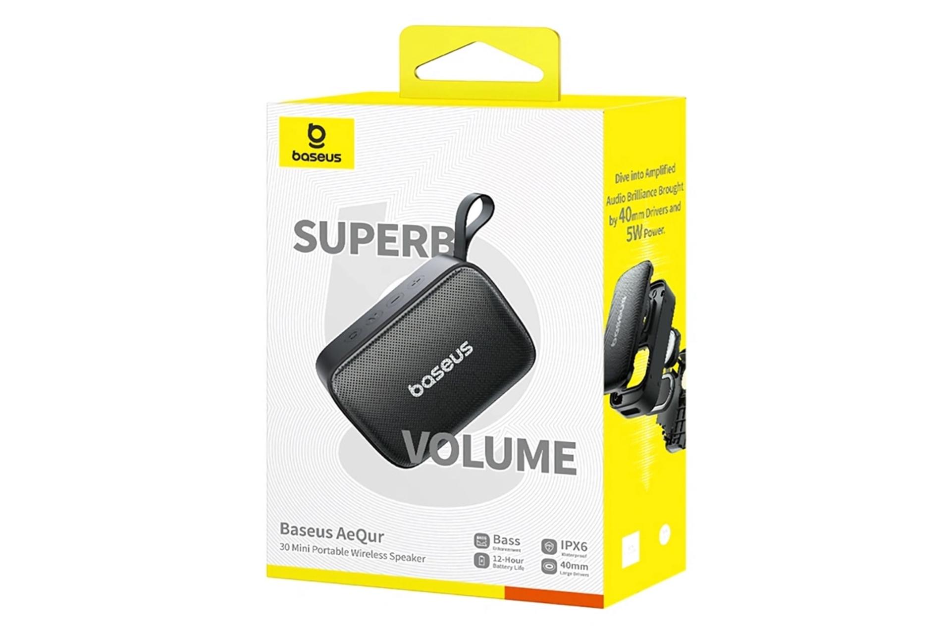 جعبه اسپیکر باسئوس Baseus AeQur 30 Mini
