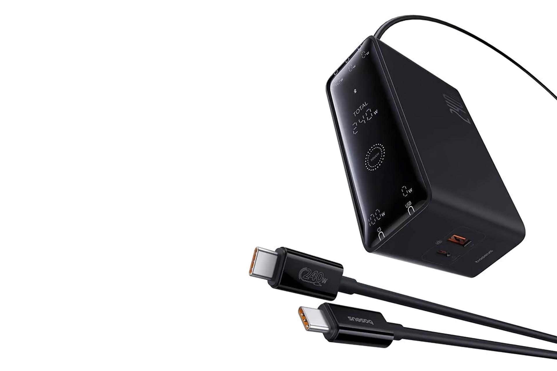 نمایشگر شارژر باسئوس Baseus 5in1 Charging Station P10163901113