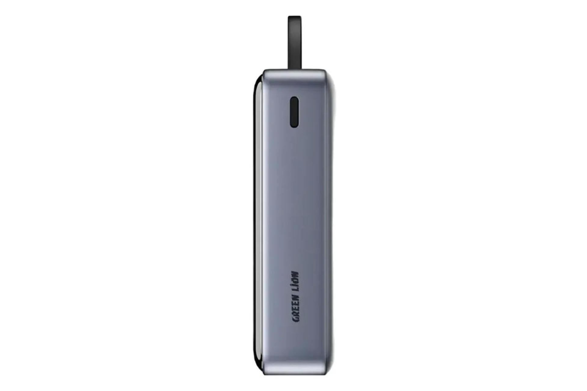 پاور بانک گرین لاین Green Lion Madrid 10 10000mAh از نمای جانبی