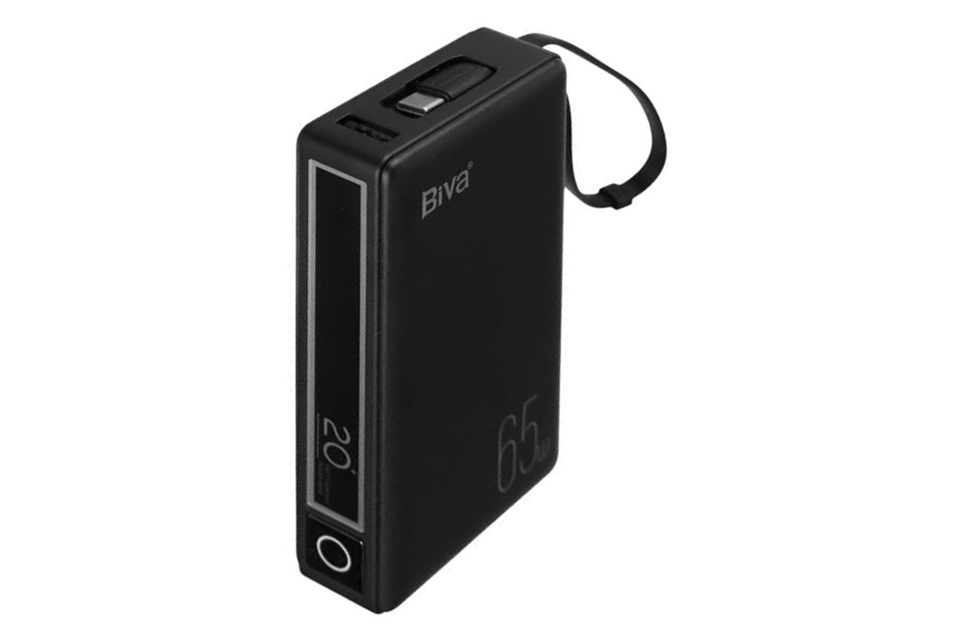 پاور بانک بیوا Biva BP-025 20000mAh از نمای کناری