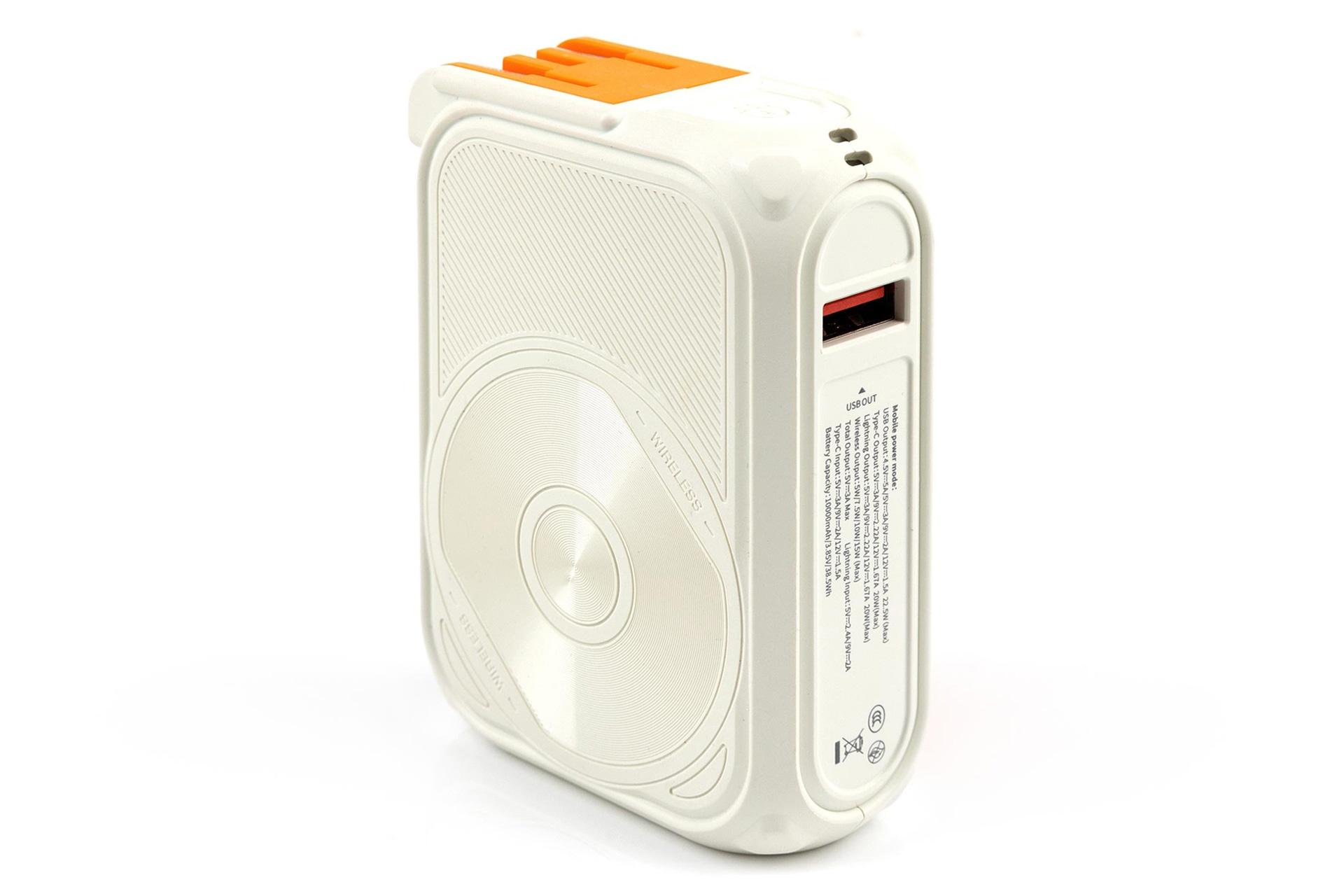 پشت پاور بانک هیسکا HISKA HP-123PD 10000mAh