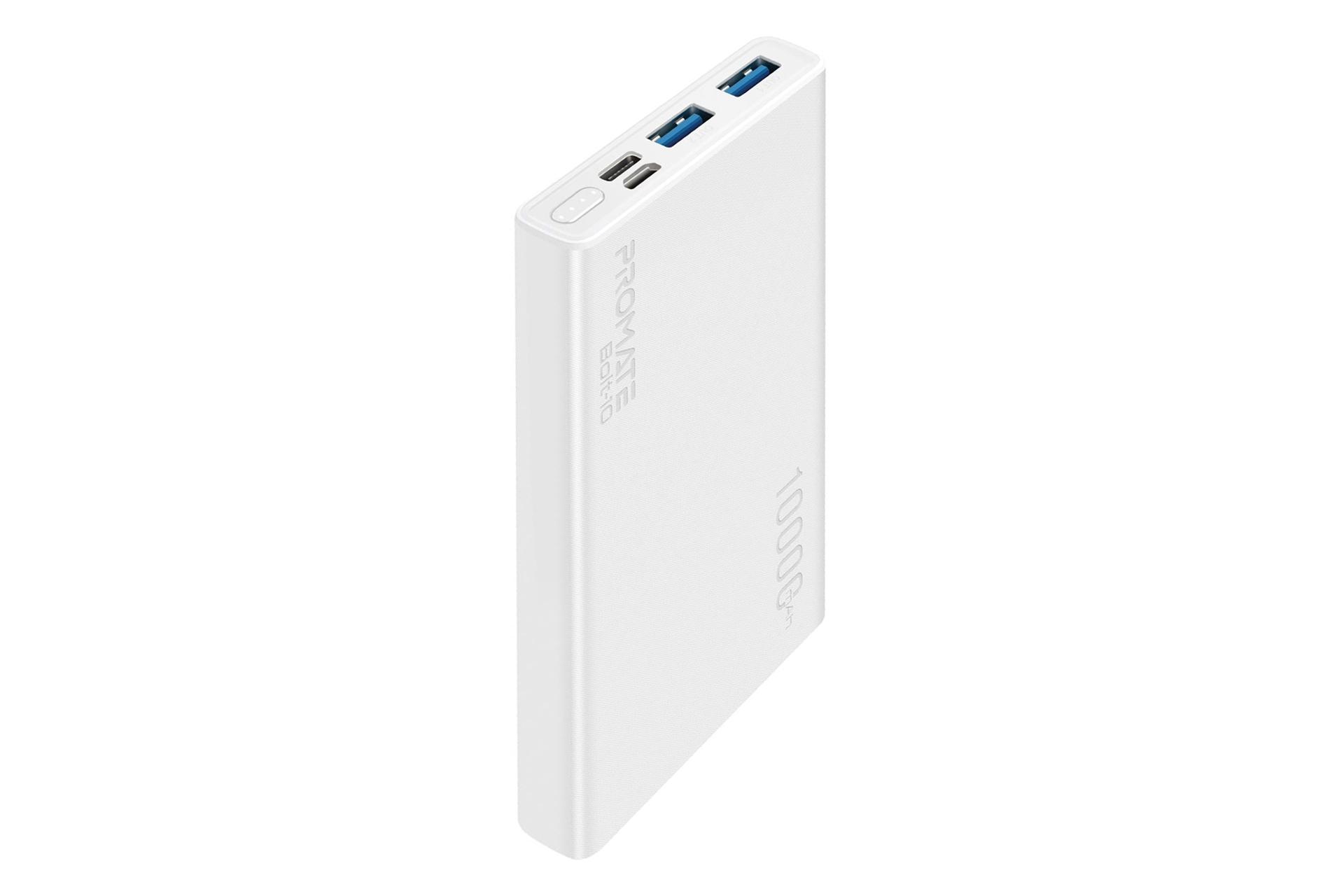 پاور بانک پرومیت Promate Bolt-10 10000mAh سفید