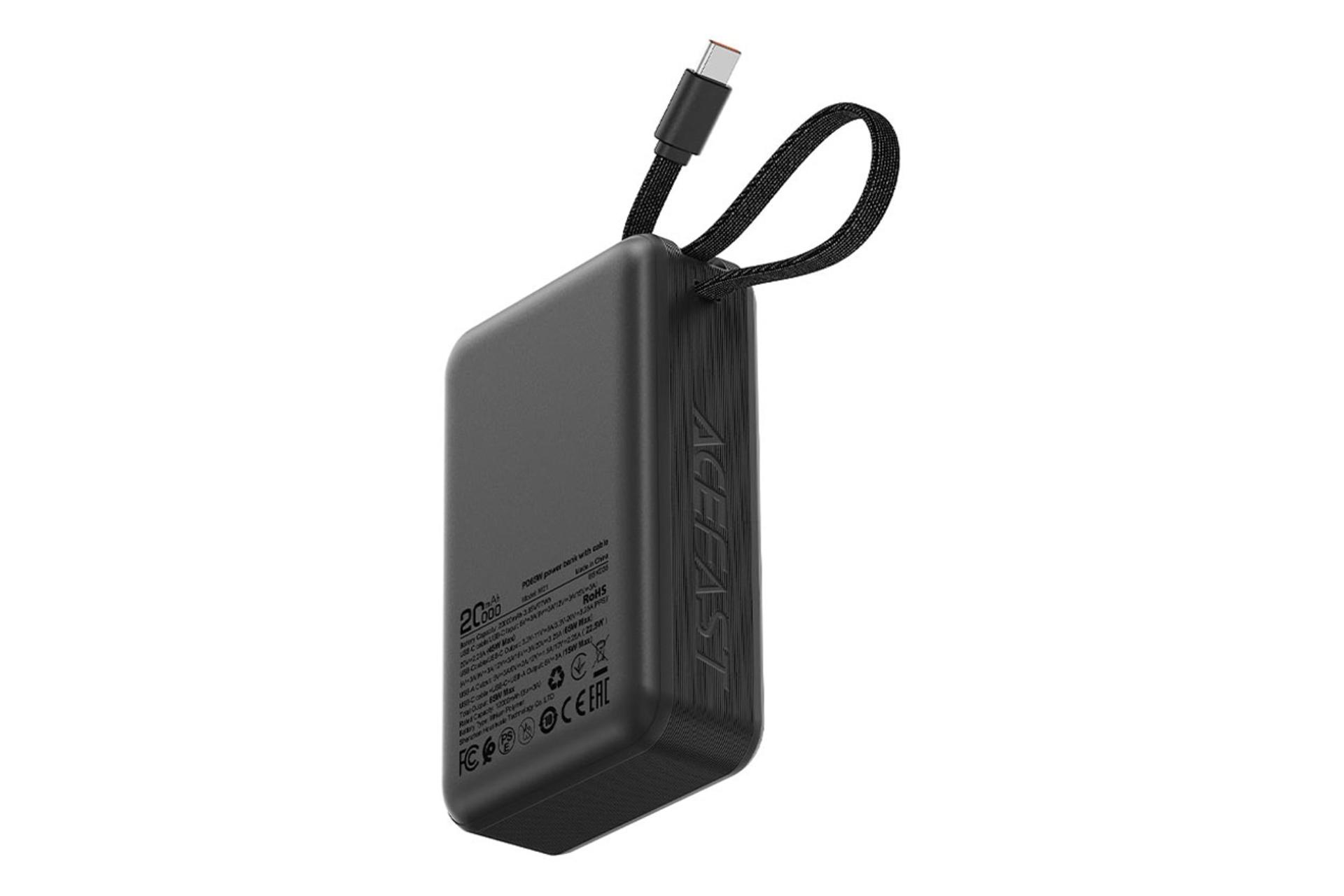 پشت پاور بانک ایس فست ACEFAST M21 20000mAh