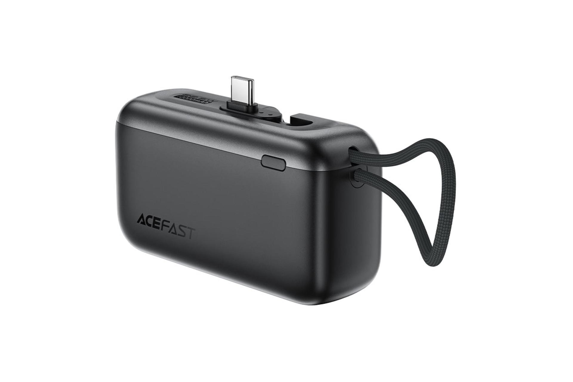 پاور بانک ایس فست ACEFAST M27 10000mAh از نمای کناری