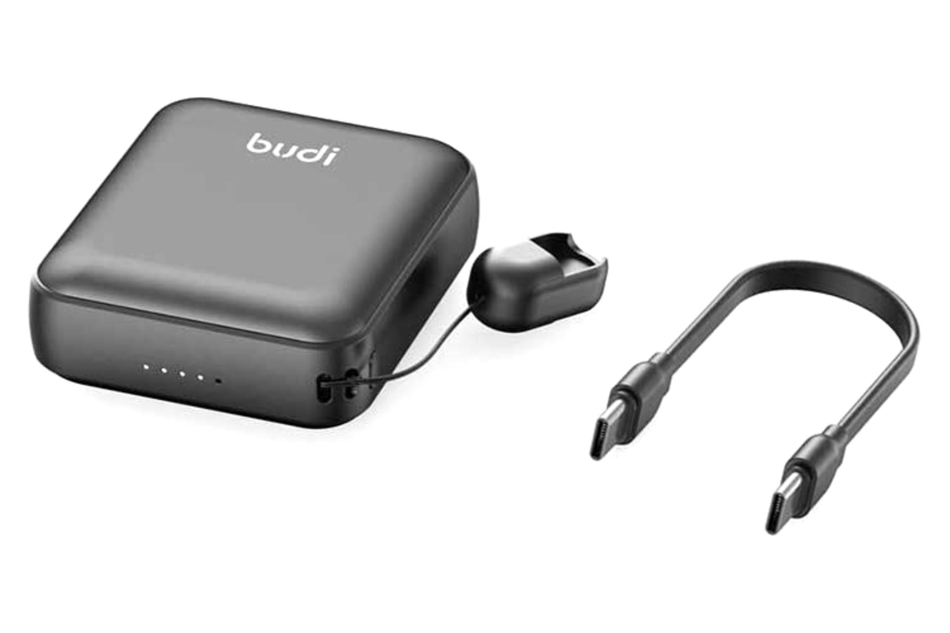 کابل پاور بانک بودی Budi PB092B 10000mAh