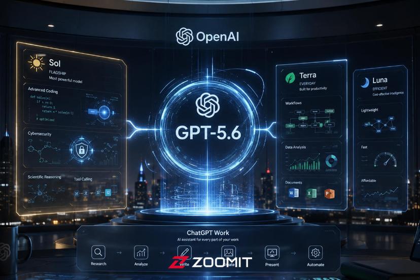همزمان با انتشار GPT-5.6، هوش مصنوعی جدید ChatGPT Work رونمایی شد