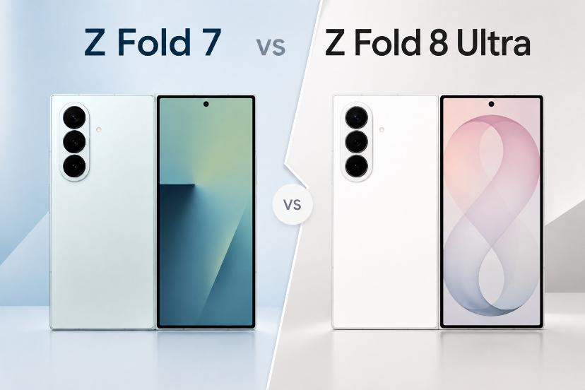 گلکسی Z Fold8 Ultra در برابر Z Fold7؛ تغییرات میلی‌متری با نامی تازه