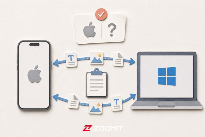 اپل: در حال بررسی درخواست مایکروسافت برای کلیپ‌بورد یکپارچه بین iOS و ویندوز هستیم