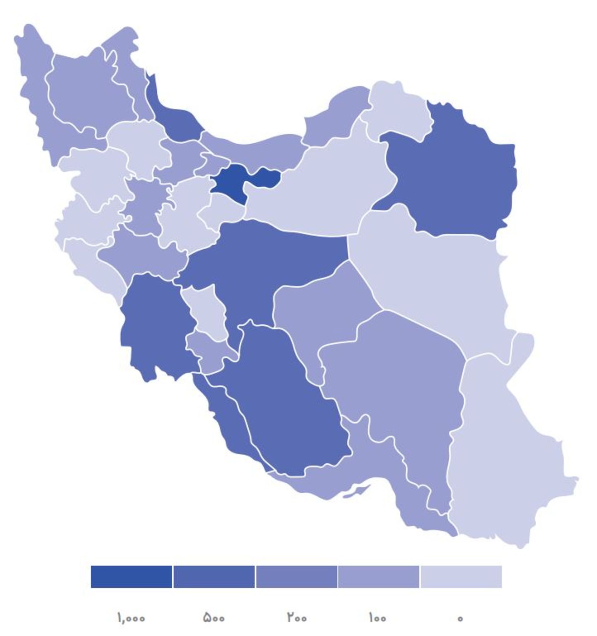 پراکندگی جغرافیایی فناپ