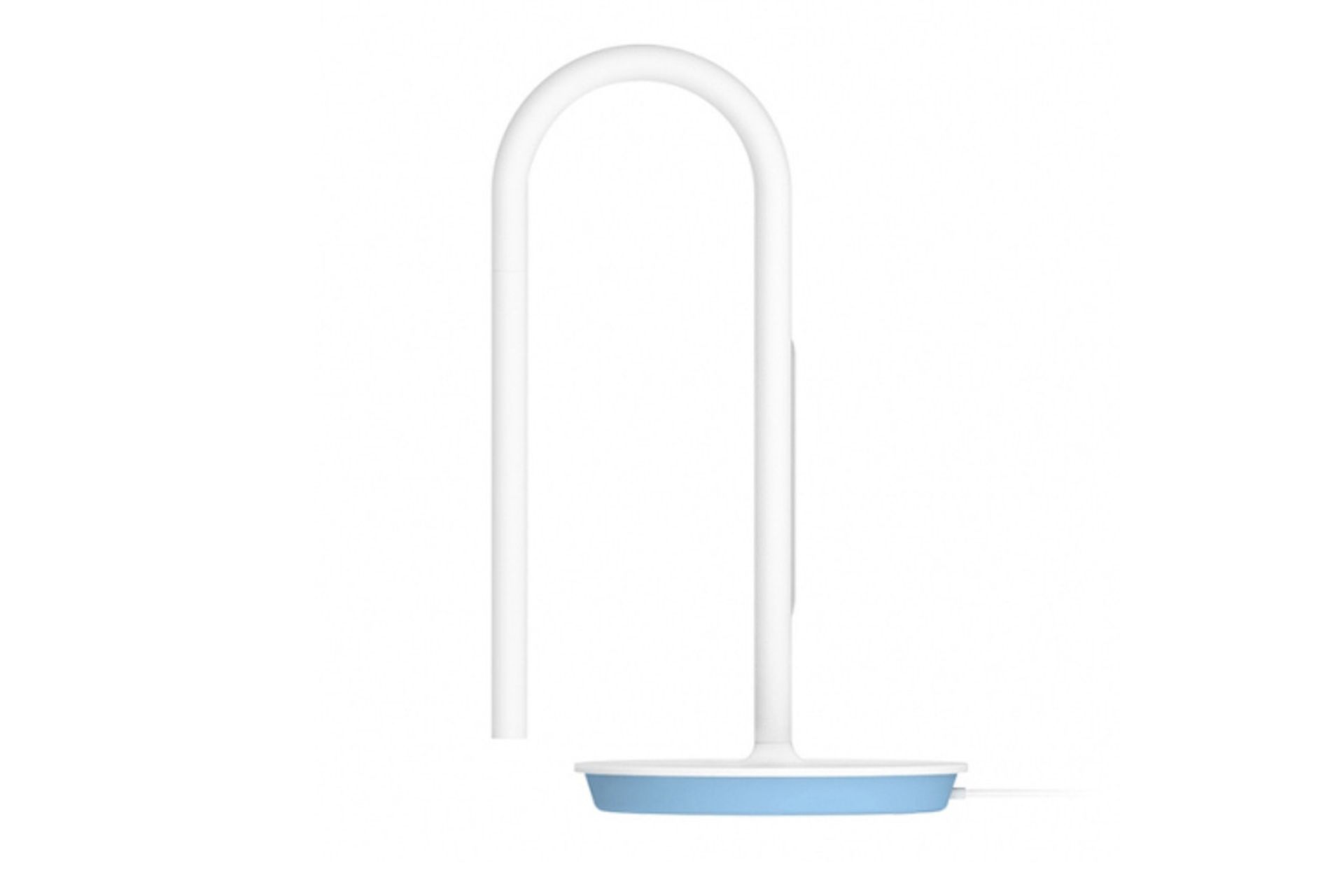 چراغ مطالعه هوشمند به رنگ سفید از نمای کنار