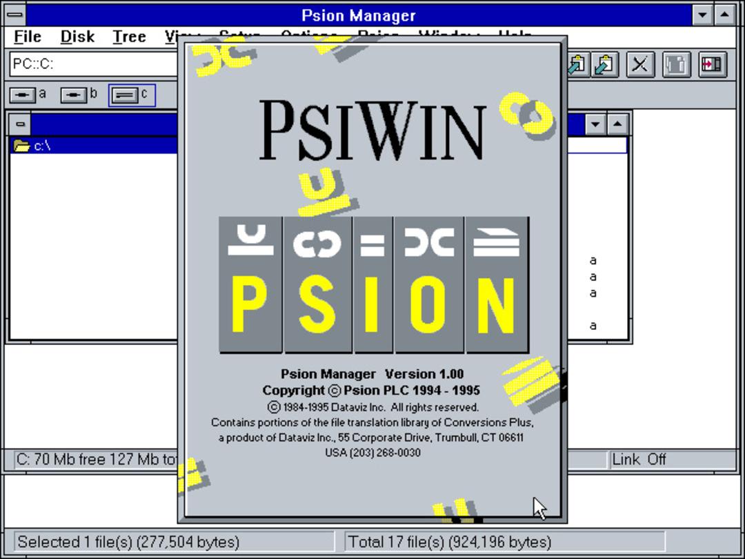 نرم‌افزار PsiWin برای انتقال فایل بین دستگاه‌های سایون و ویندوز