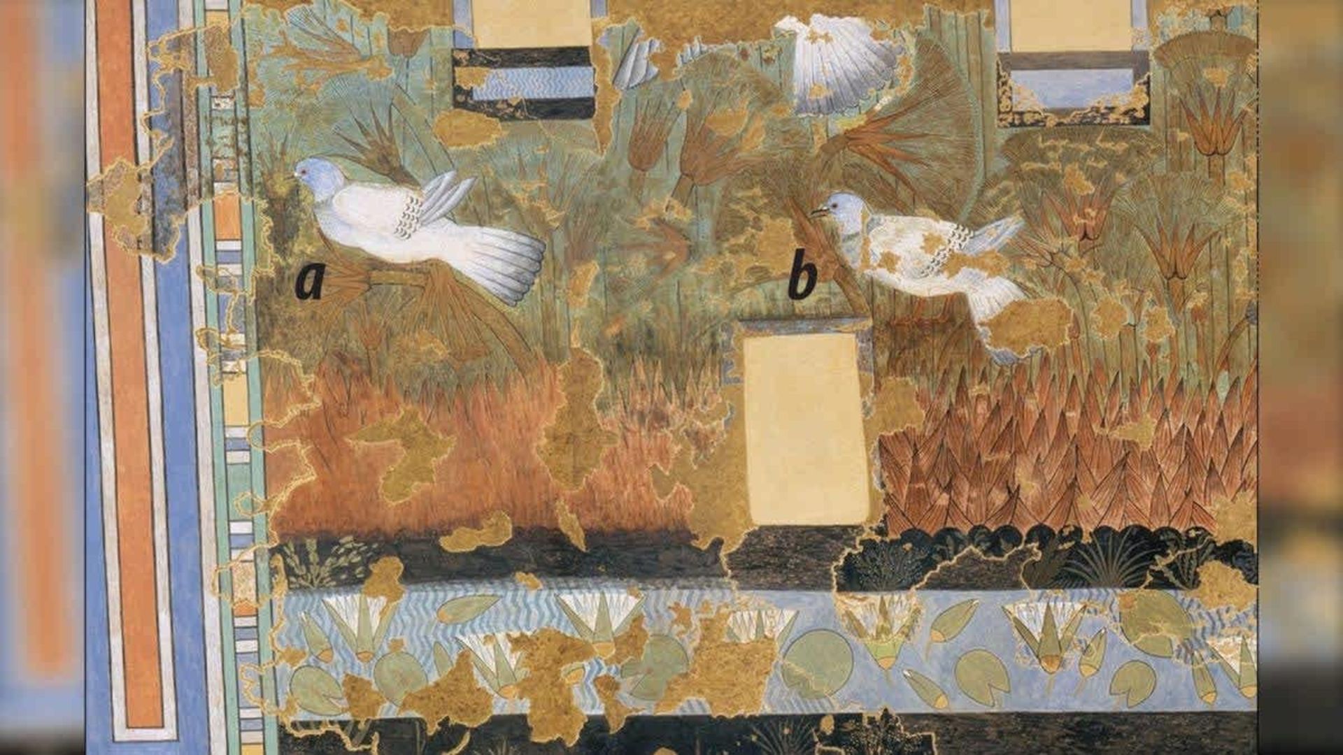پرندگانی با جزئيات باورنکردنی در تابلوی ۳۳۰۰ ساله 