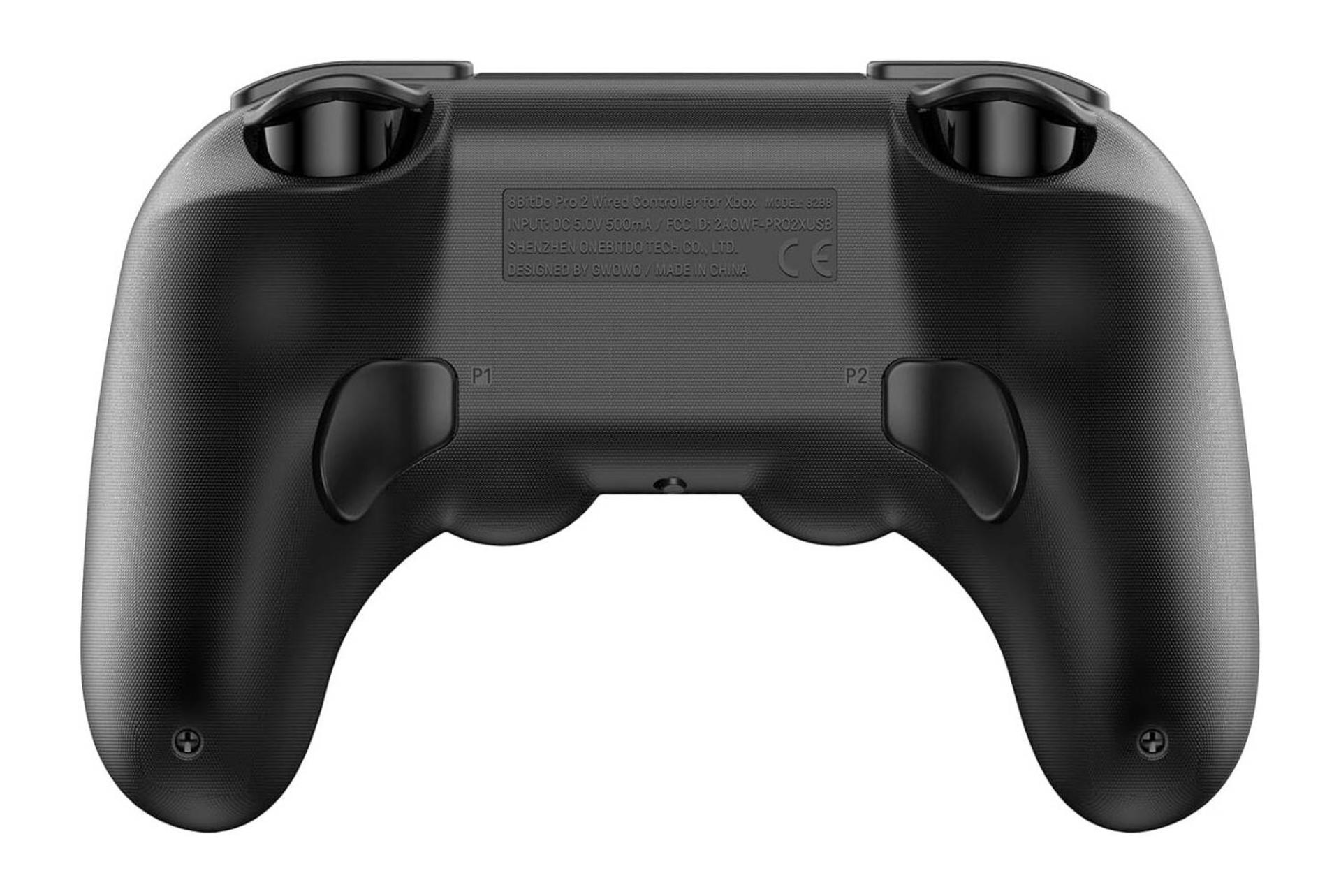 نمای پشت دسته بازی ایت بیت دو Pro 2 Wired Controller for Xbox