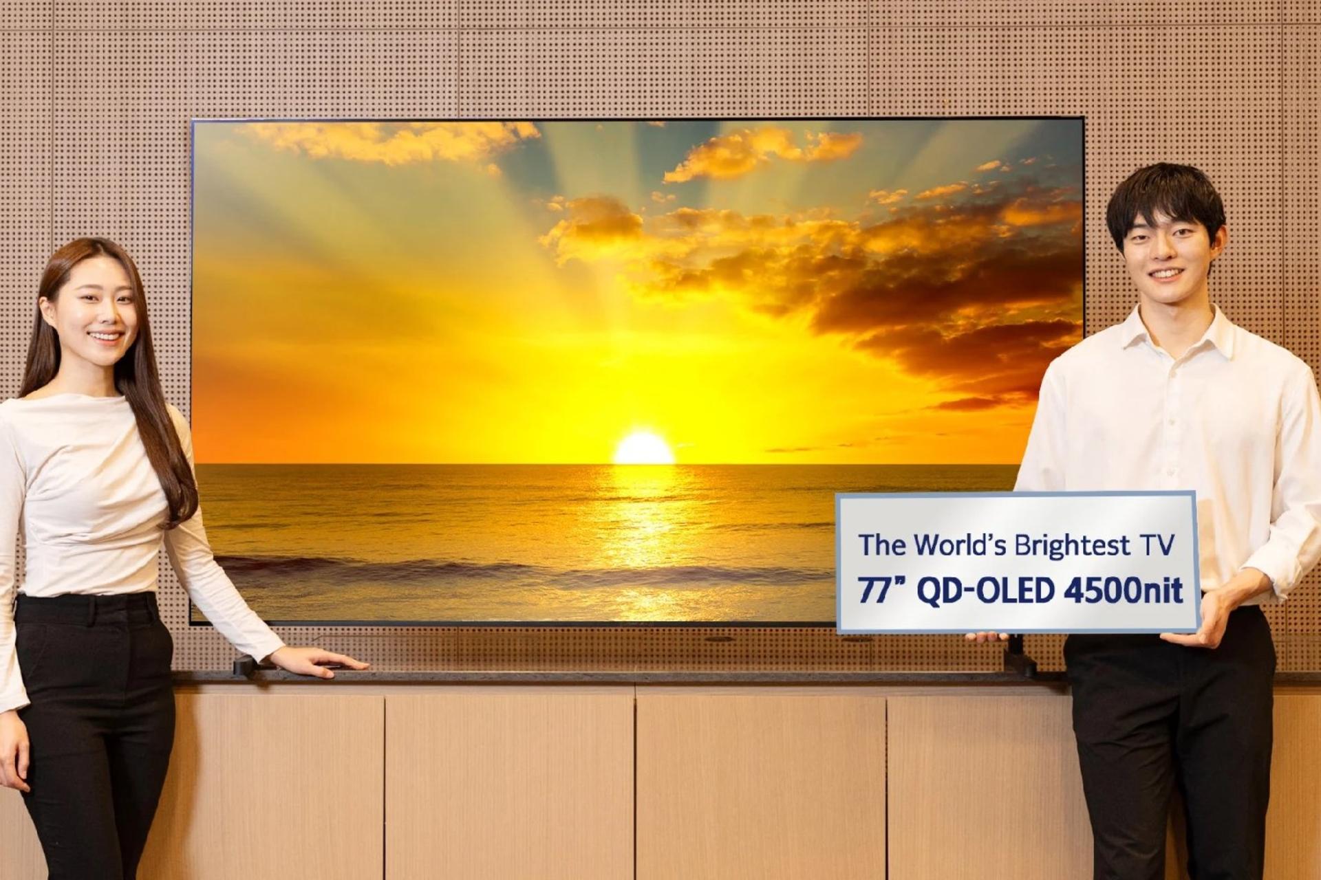 پنل جدید QD-OLED سامسونگ