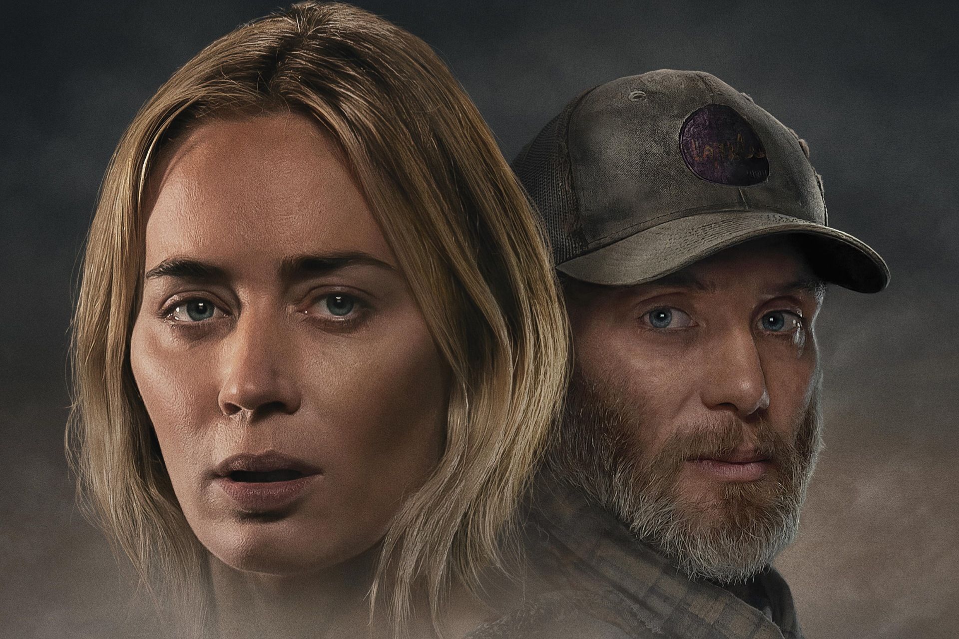 کیلین مورفی و امیلی بلانت در پوستر فیلم سینمایی A Quiet Place Part 2