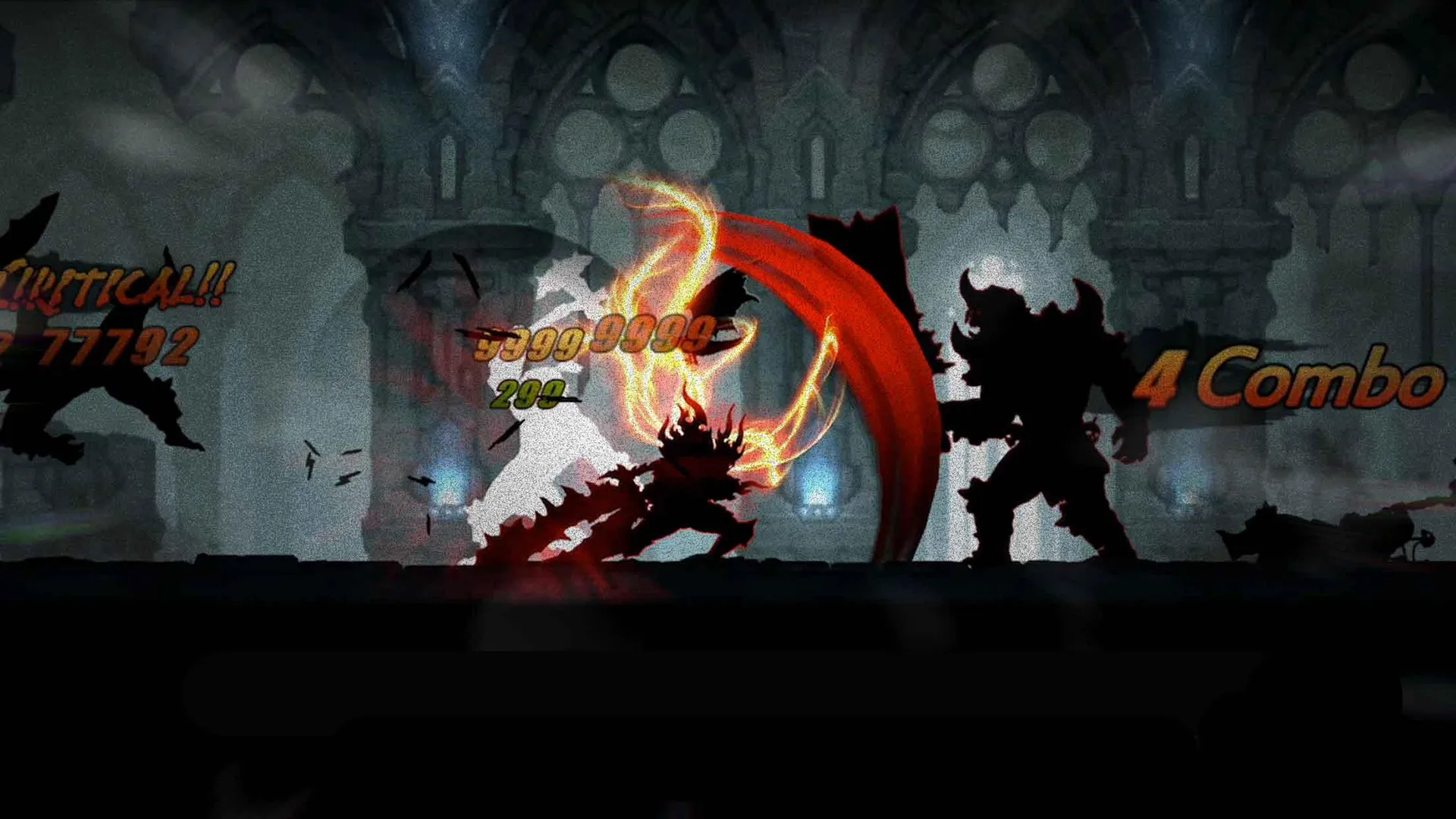 افرادی در حال مبارزه با شمشیر در محیط بازی Dark Sword