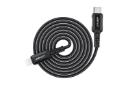 کابل شارژ USB ایس فست Type-C به Lightning مدل C4-01 با طول 1 متر رنگ مشکی