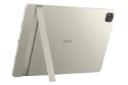نمای نیمرخ پنل پشت تبلت Iconia A16 ایسر / Acer Iconia A16 با نمایش دوربین، لوگو و کیک استند