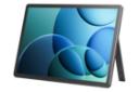 نمای نیمرخ تبلت Iconia X14 ایسر / Acer Iconia X14 با نمایش پنل جلو، لبه کناری و کیک استند