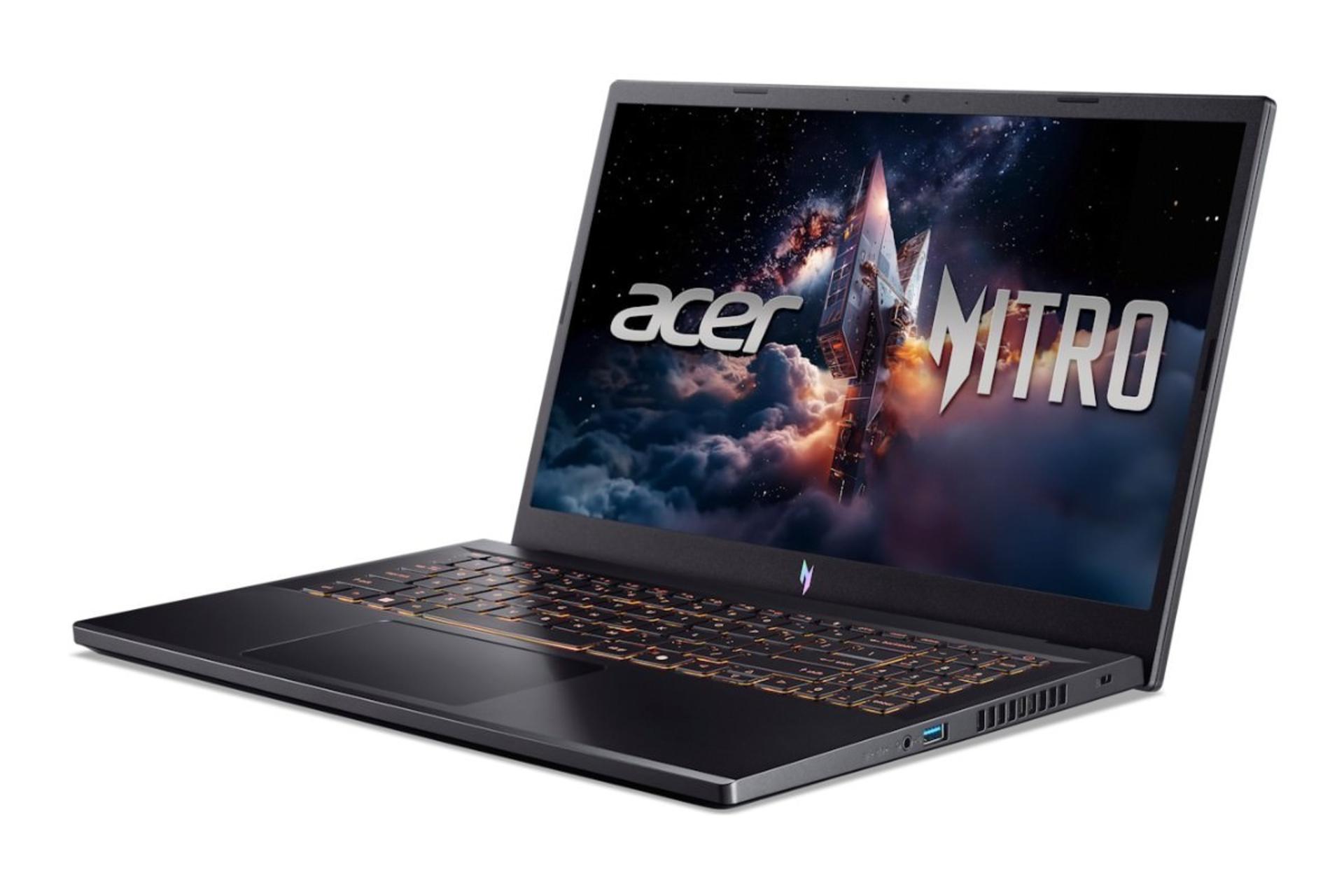 لپ تاپ ایسر Acer Nitro V 15 ANV15-52 نمای جلو و راست
