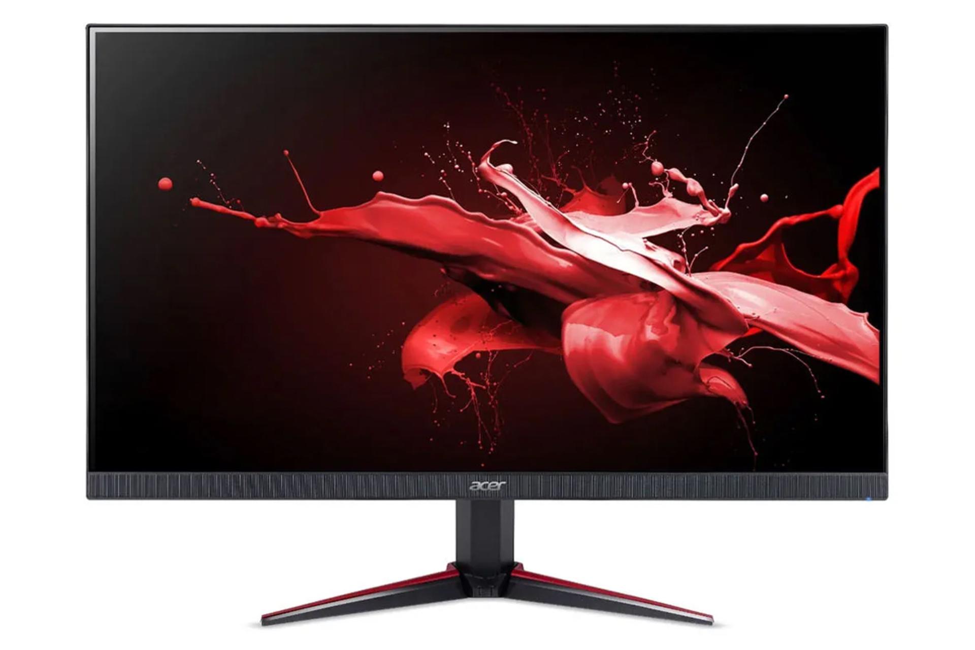 نمای جلو و لوگوی مانیتور ایسر 24 اینچ مدل Nitro VG240Y M3bmiipx
