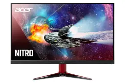 نمای جلو و لوگوی مانیتور ایسر 27 اینچ مدل Nitro VG271 Zbmiipx