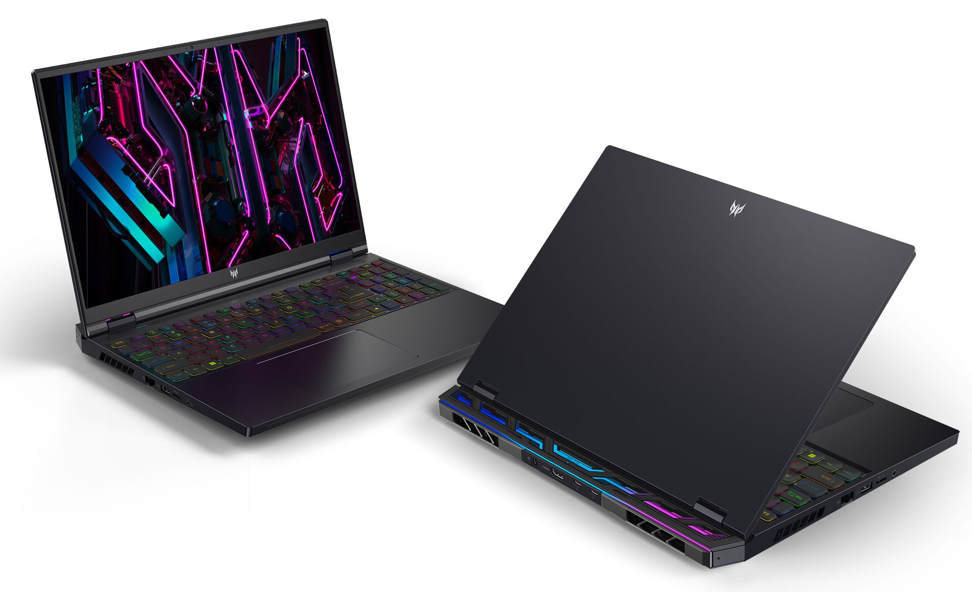 لپ تاپ گیمینگ ایسر Acer Predator Helios 2023 از نمای پشت و جلو