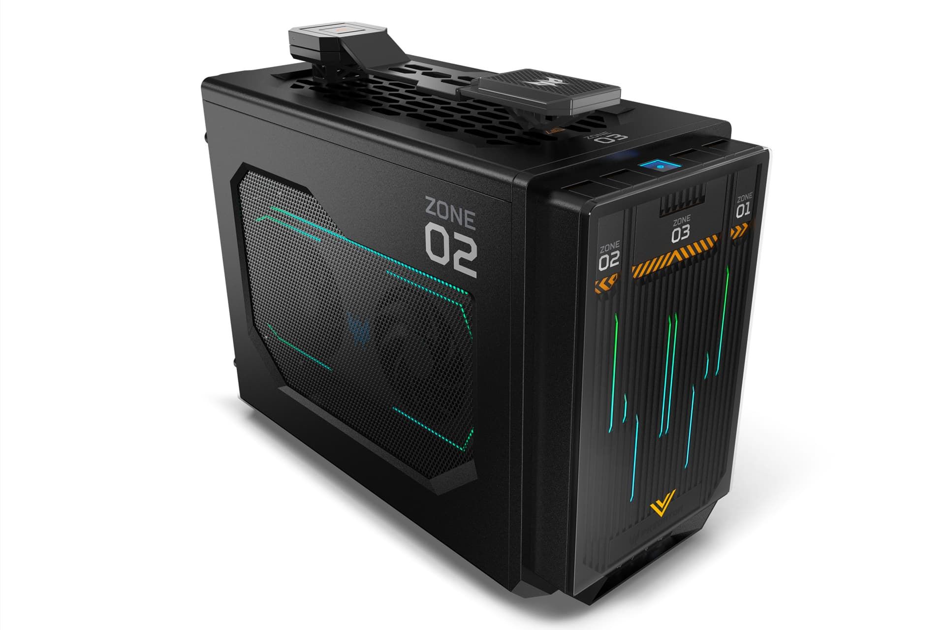نمای جلو کامپیوتر گیمینگ Acer Predator Orion X