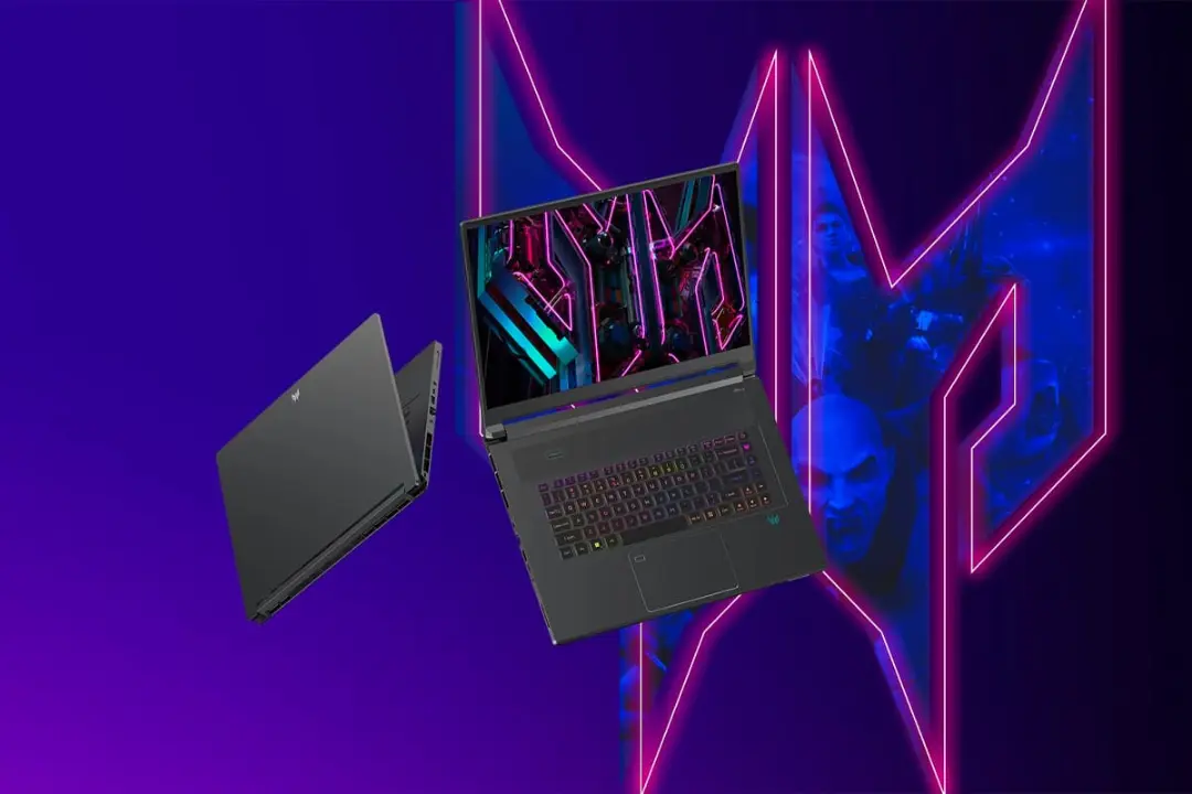 لپ تاپ Predator Triton 17 X از نمای جلو