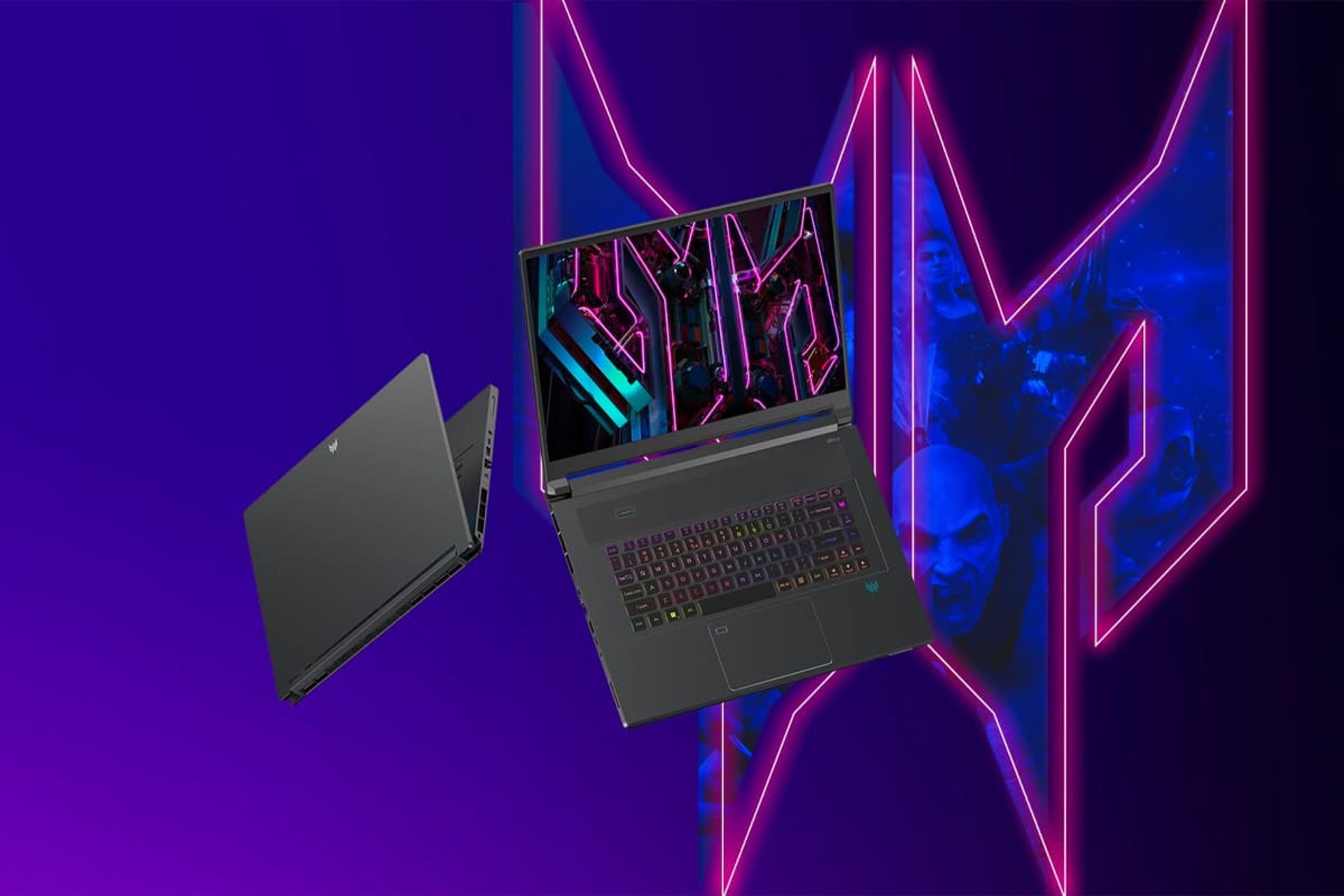 لپ تاپ Predator Triton 17 X از نمای جلو