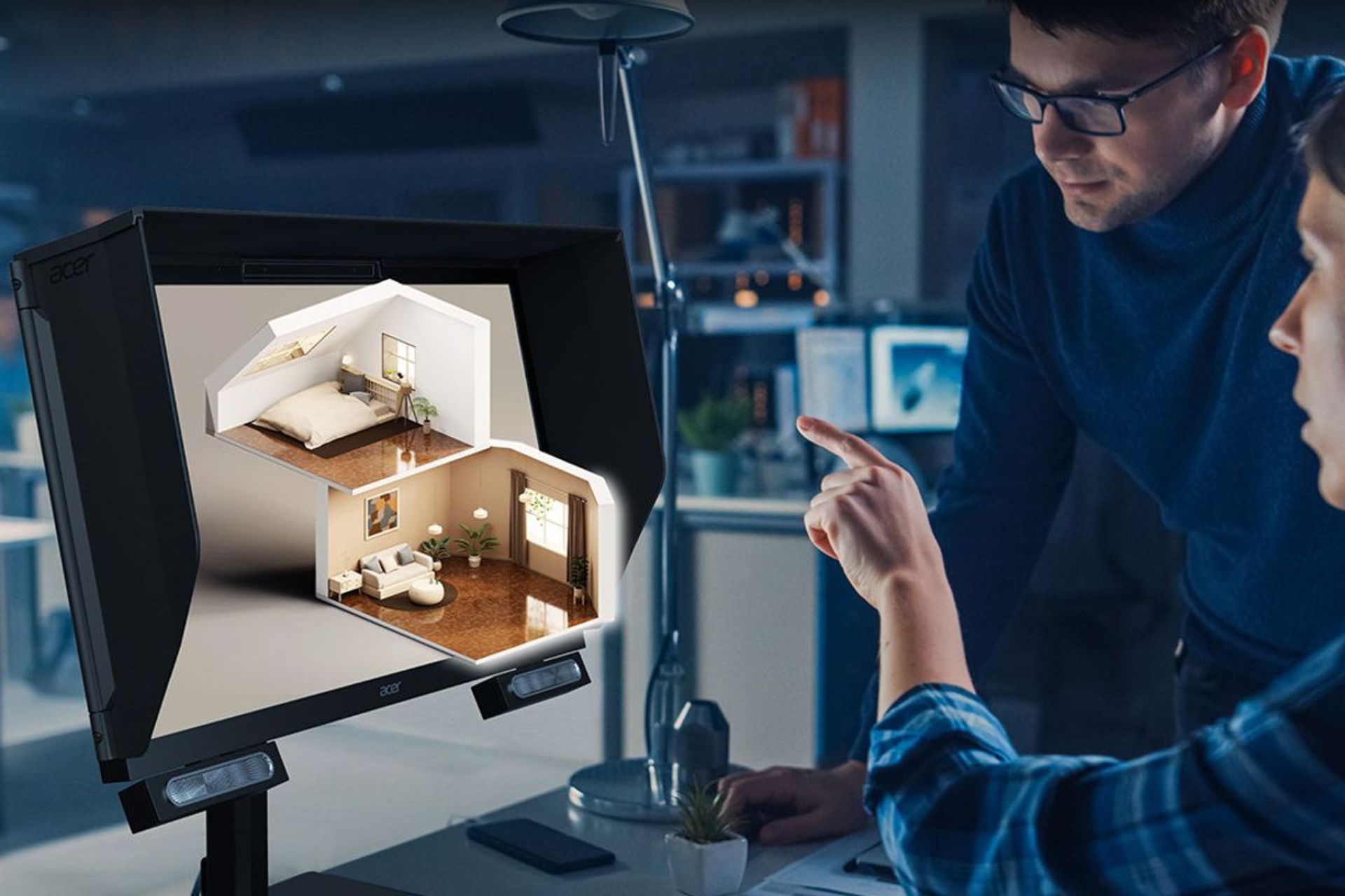 مانیتور Acer SpatialLabs View Pro 27