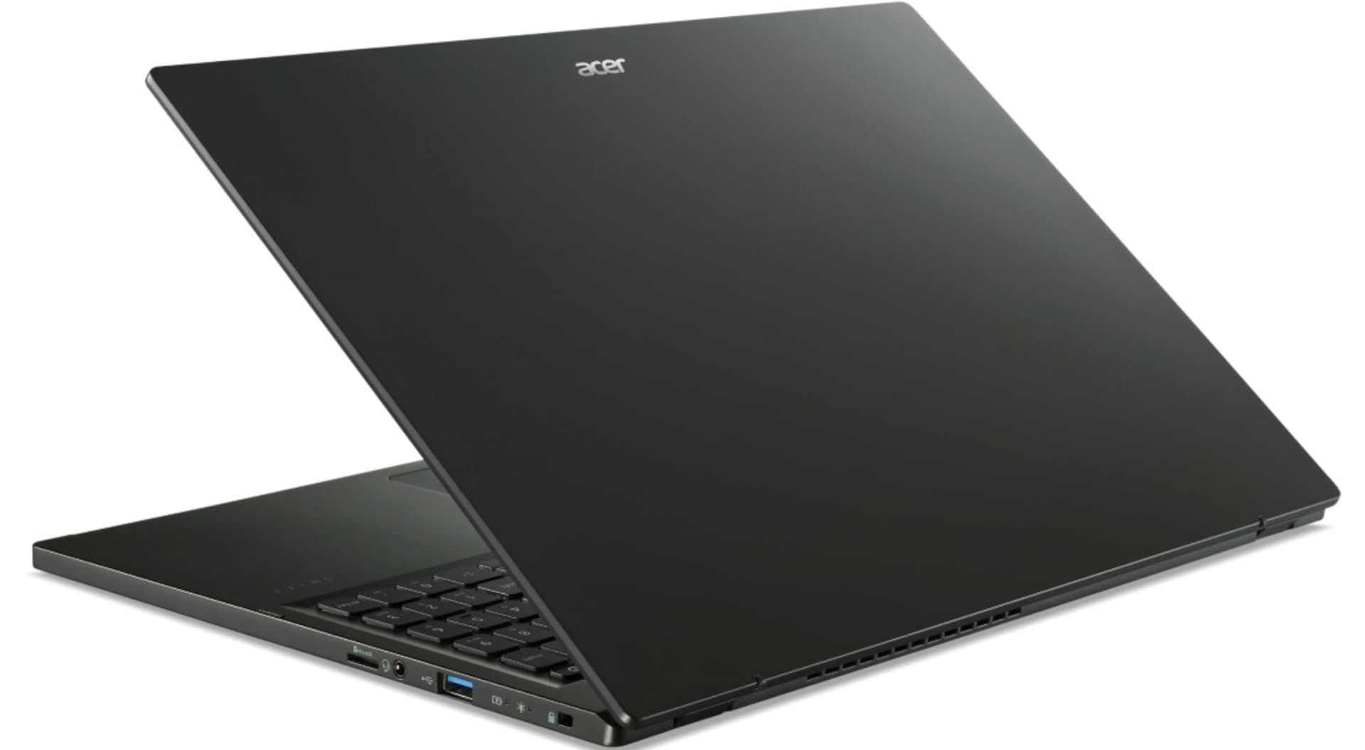 حالت نیمه بسته لپ تاپ Acer Swift Edge 16 2023 پنل پشتی