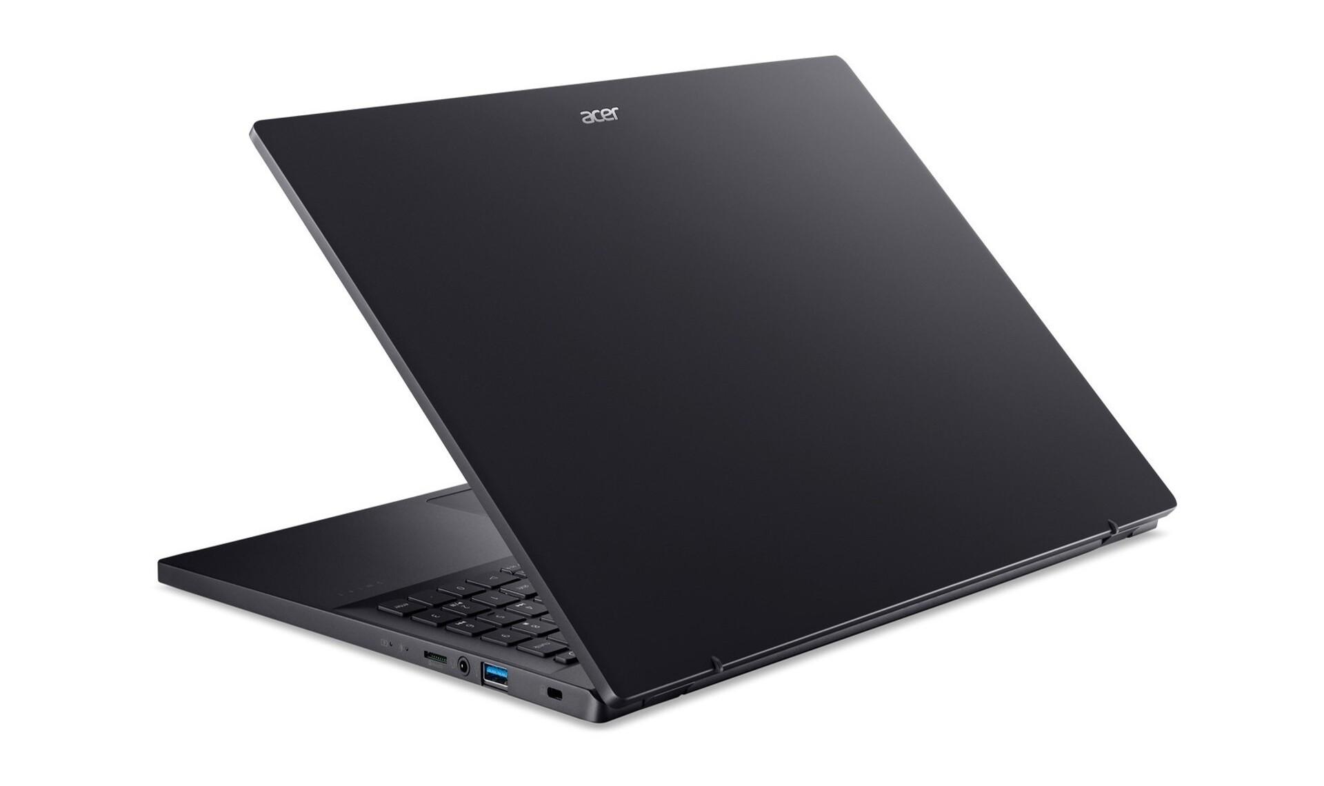لپ‌تاپ ایسر سوییفت گو ۱۶ پرو Black Edition از نمای پشت