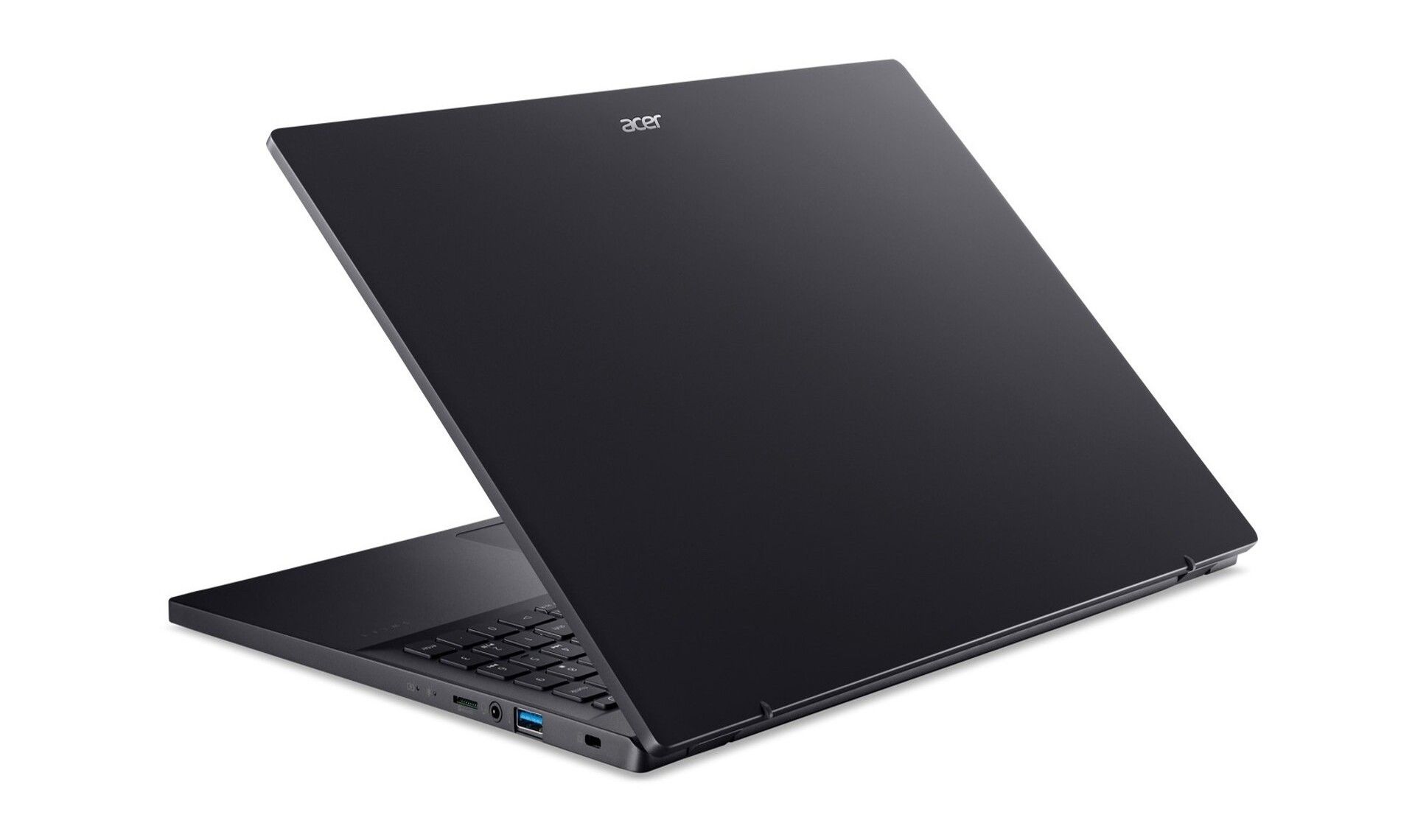 لپ‌تاپ ایسر سوییفت گو ۱۶ پرو Black Edition از نمای پشت