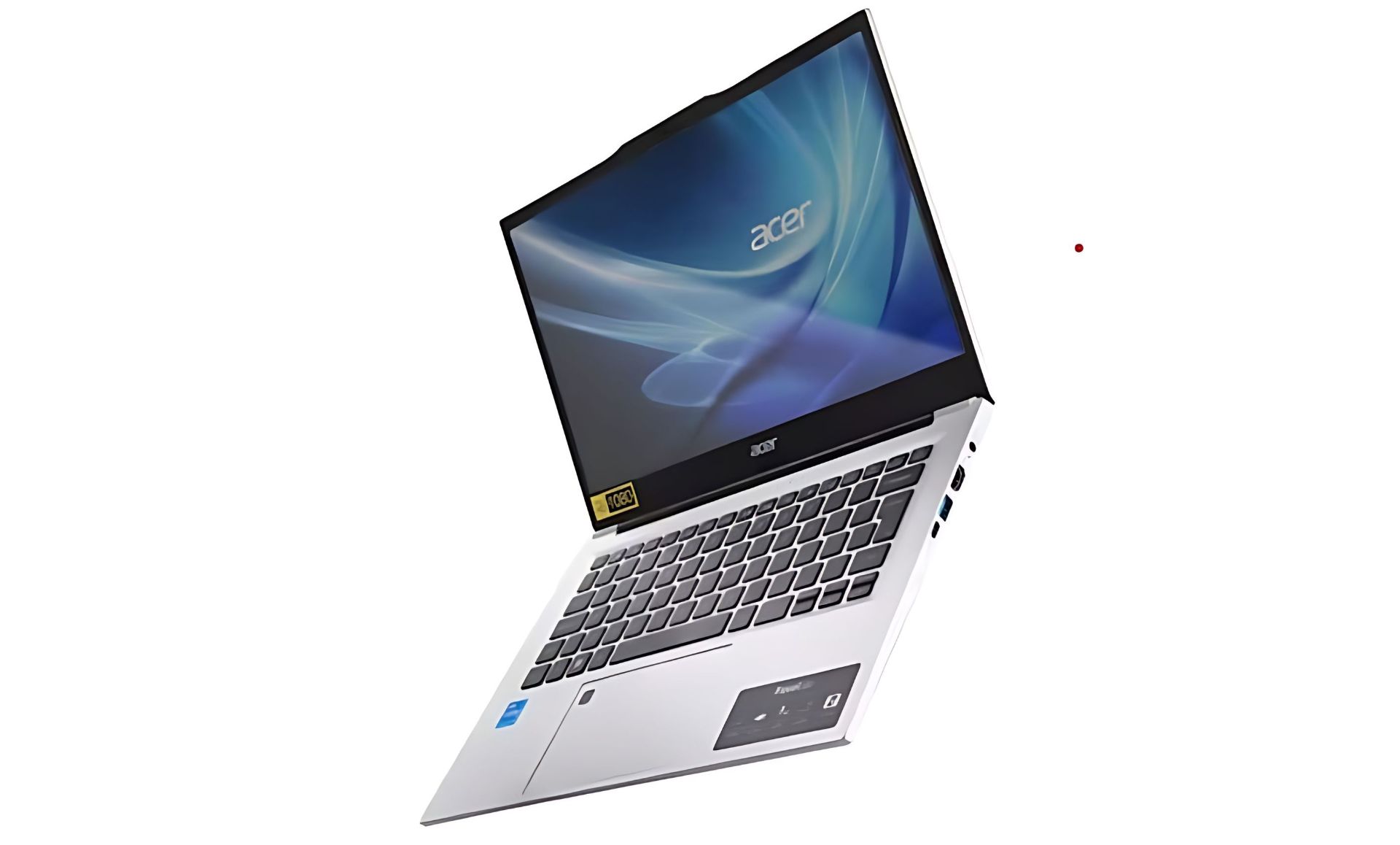 نمای جلو و جانبی لپ‌تاپ ایسر Travellite