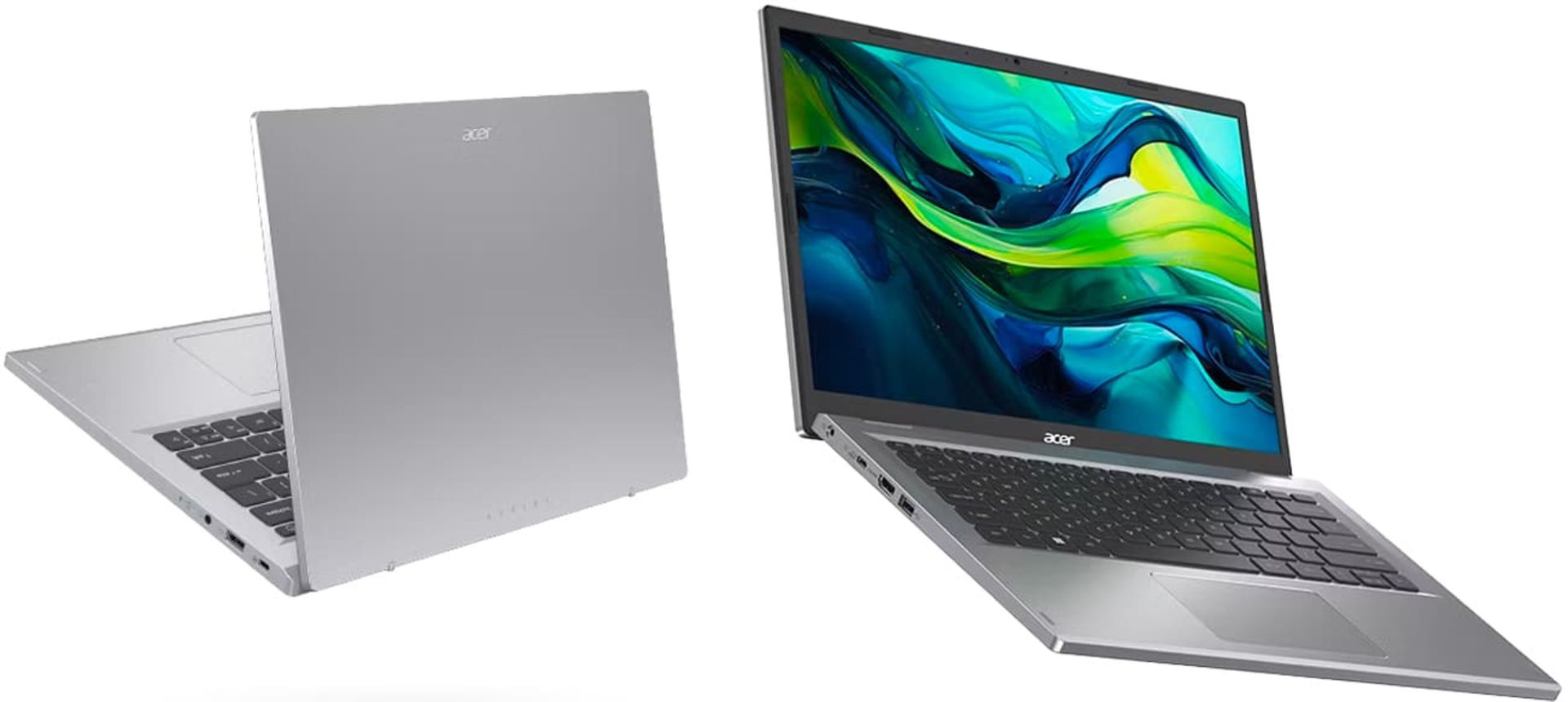 لپ تاپ Acer Vero 2024 از نمای پشت و جلو