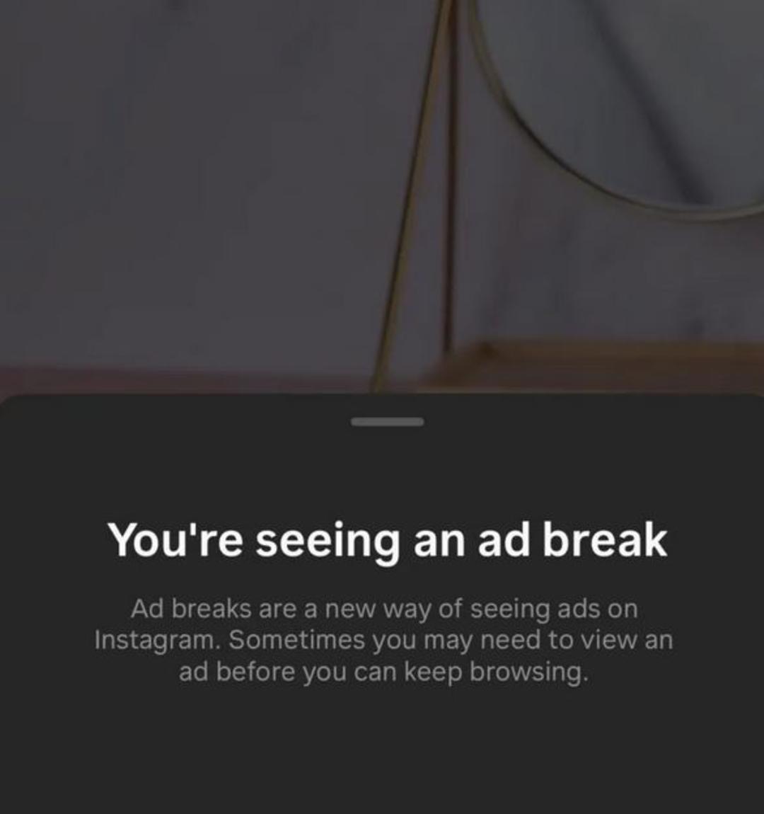 قابلیت Ad Break اینستاگرام