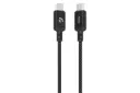 کابل شارژ USB آدام المنتس Type-C به Type-C مدل Casa S120 با طول 1.2 متر رنگ مشکی