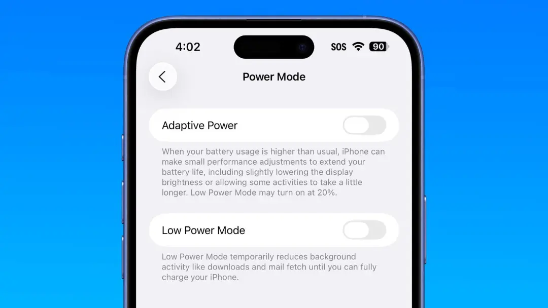 Adaptive Power Mode