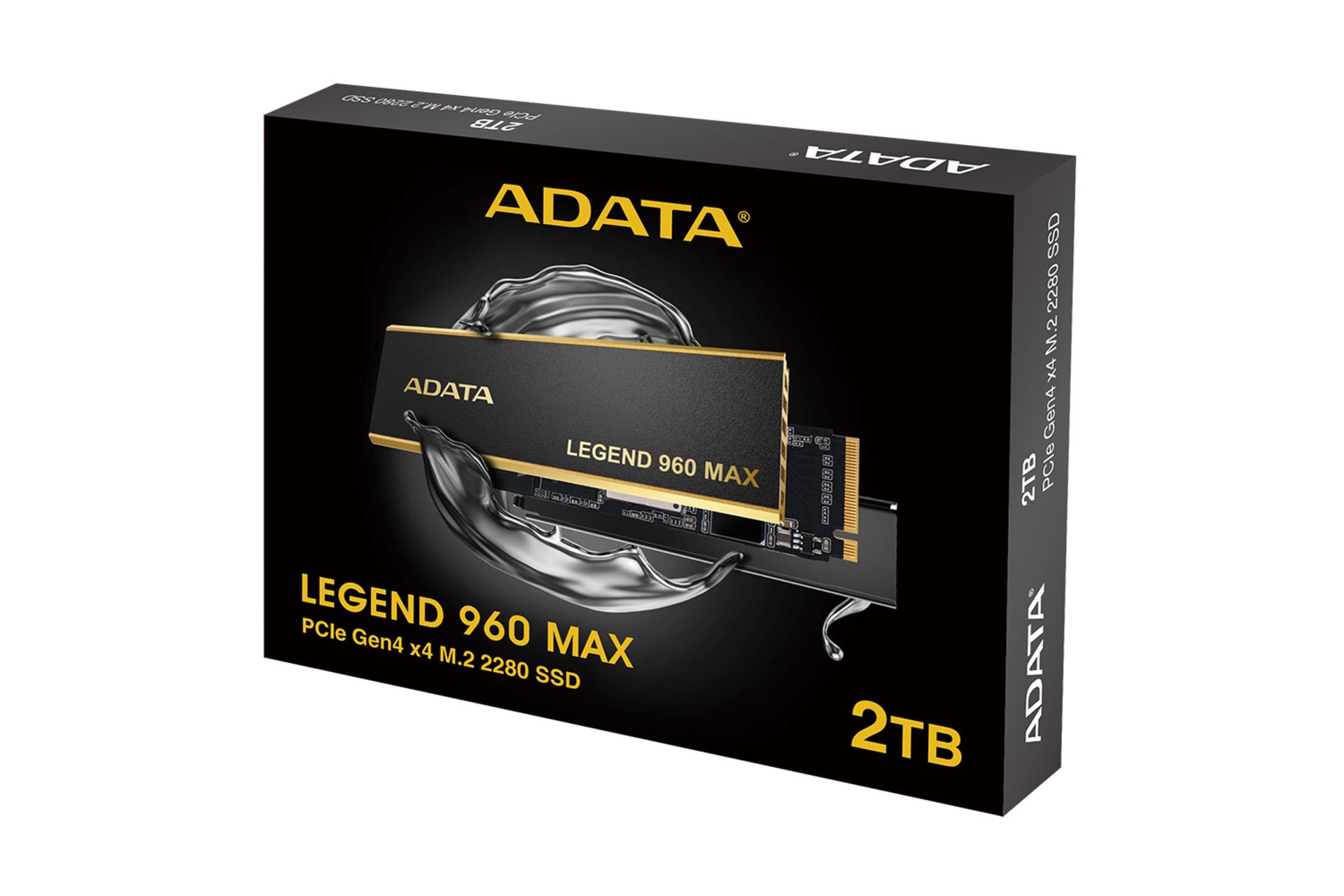 جعبه اس اس دی ای دیتا LEGEND 960 MAX NVMe M.2 ظرفیت 2 ترابایت