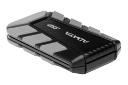 اس اس دی ای دیتا ADATA SD820 USB 3.2 Gen 2x2 مشکی و خاکستری از نمای کناری