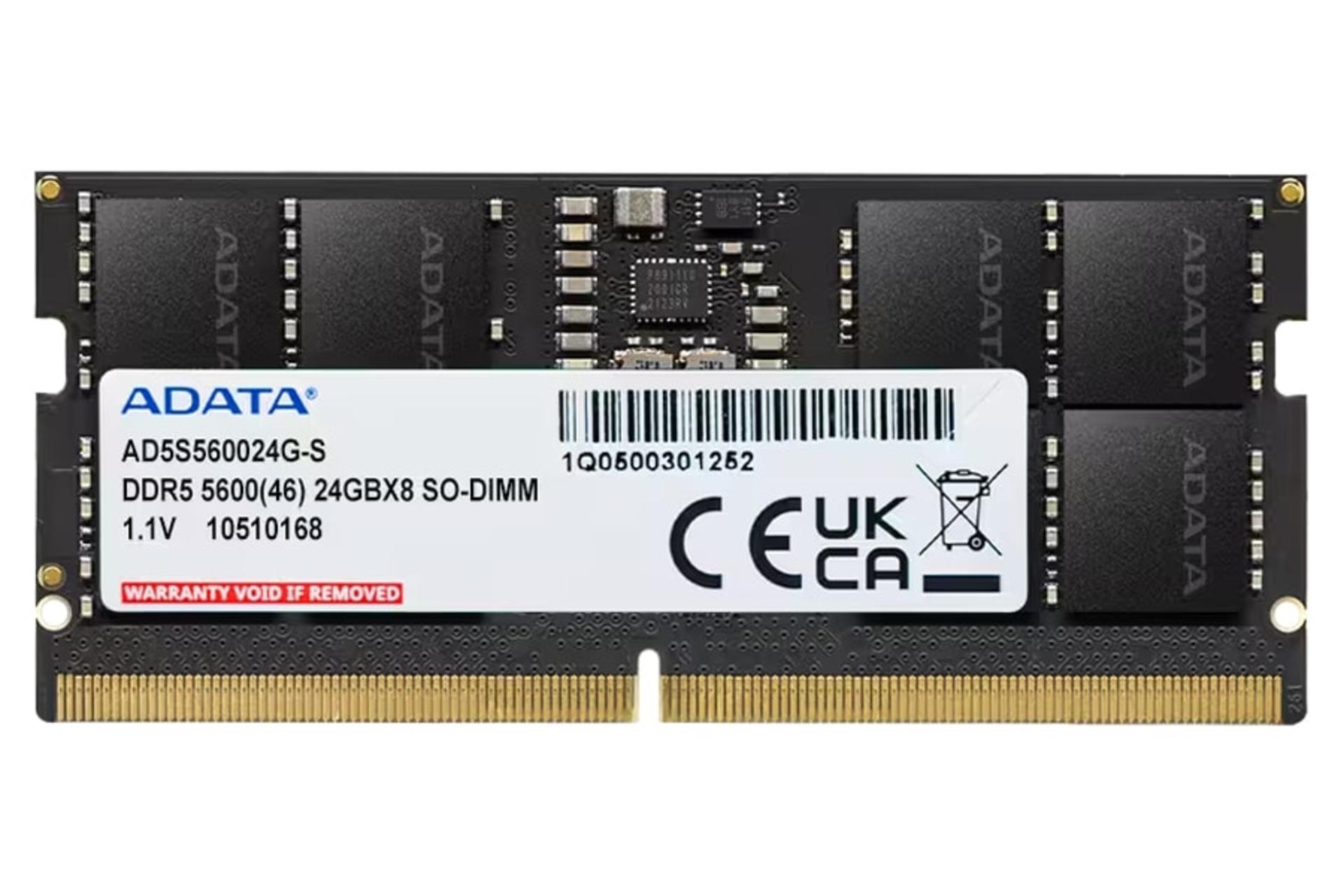 رم ای دیتا ADATA SO-DIMM 24GB DDR5-5600 CL46