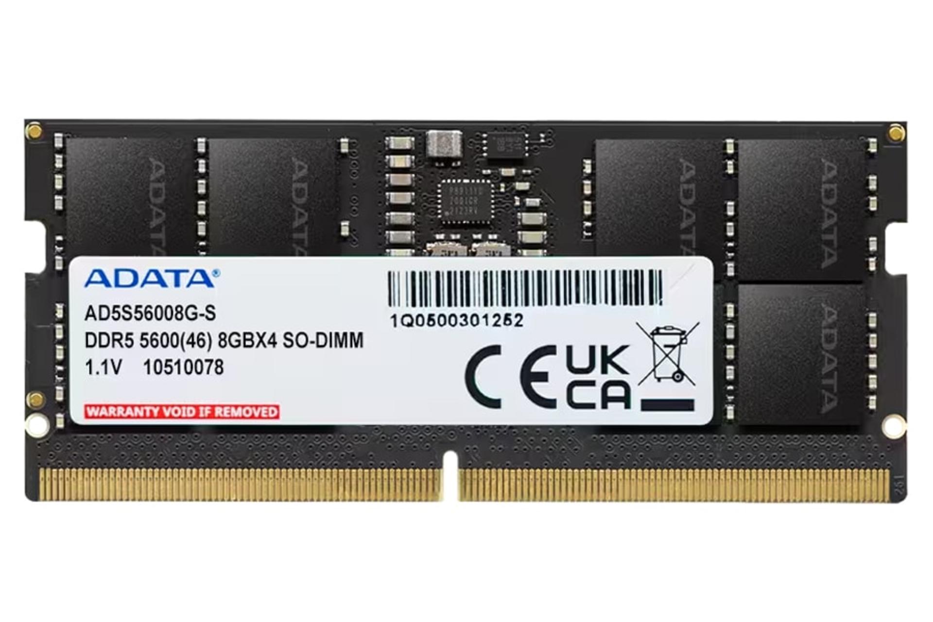 رم ای دیتا ADATA SO-DIMM 8GB DDR5-5600 CL46