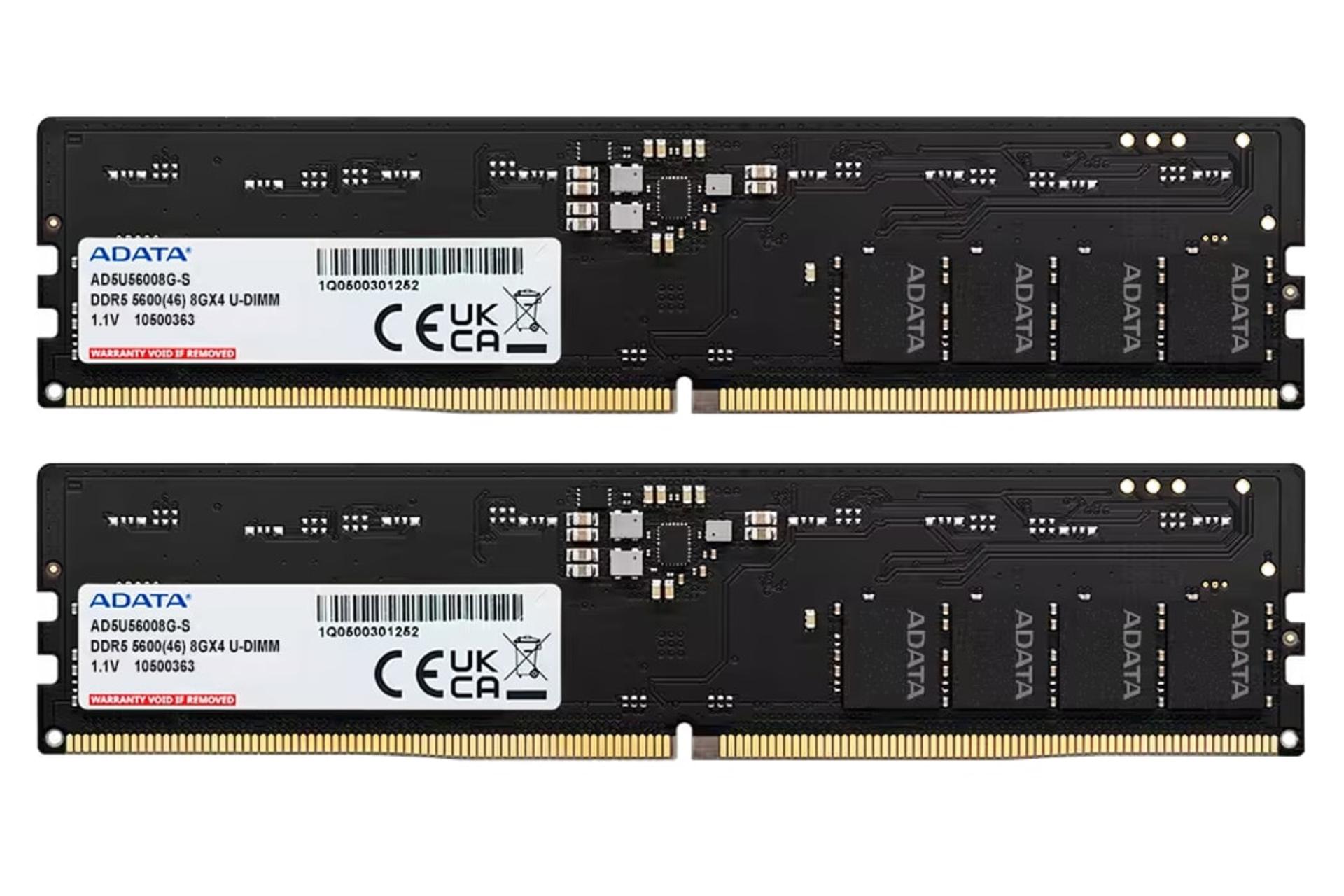 رم ای دیتا ADATA U-DIMM 16GB (2x8) DDR5-5600 CL46