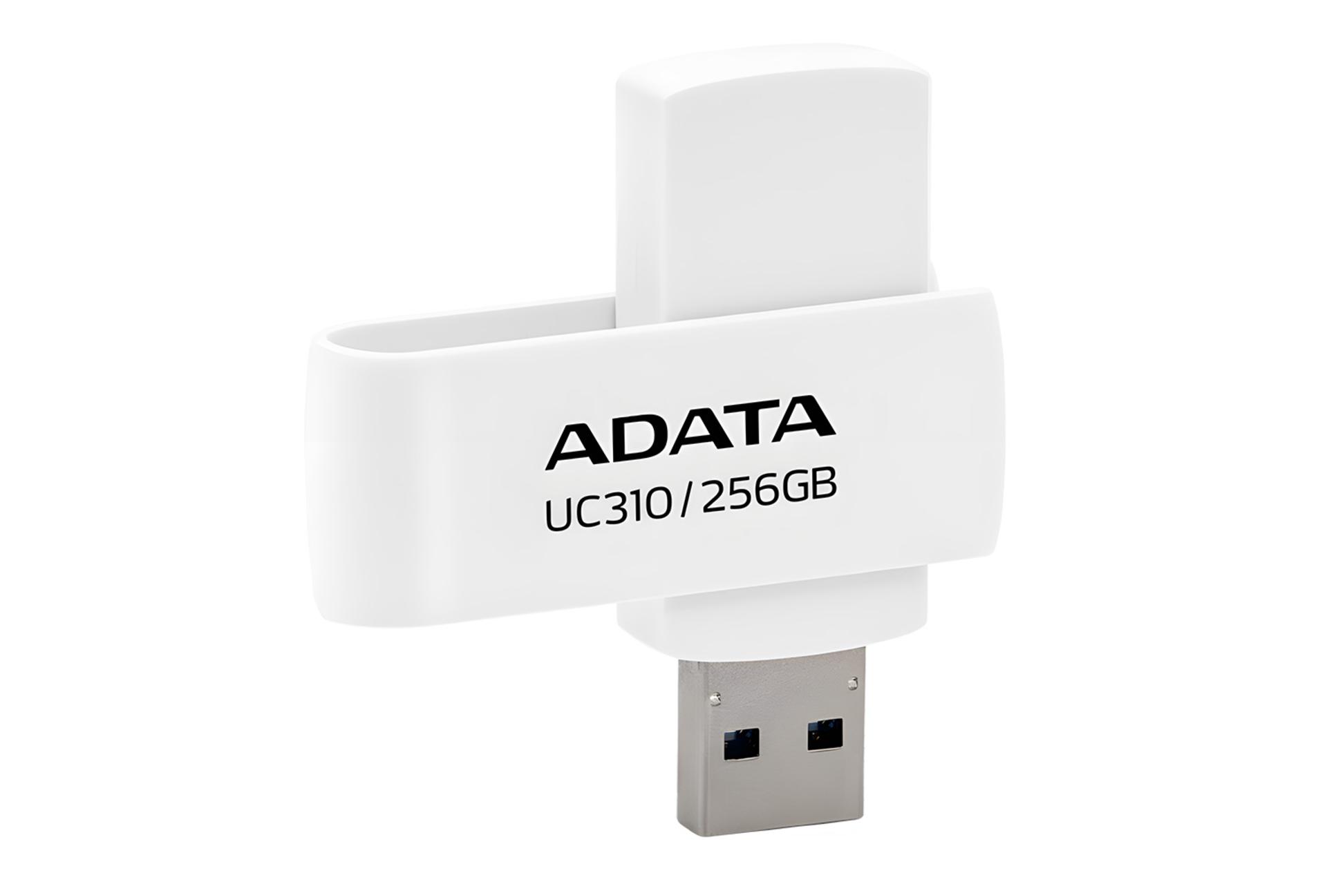 رنگ سفید فلش مموری ای دیتا ADATA UC310 256GB USB 3.2