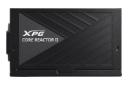 نمای پنل کناری پاور کامپیوتر ای دیتا XPG CORE REACTOR II با توان 850 وات با نمایش لوگو