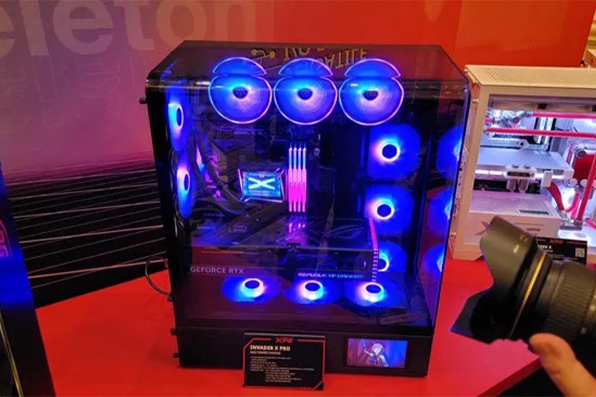 کیس گیمینگ ای‌دیتا مدل XPG Invader X Pro از نمای جانبی