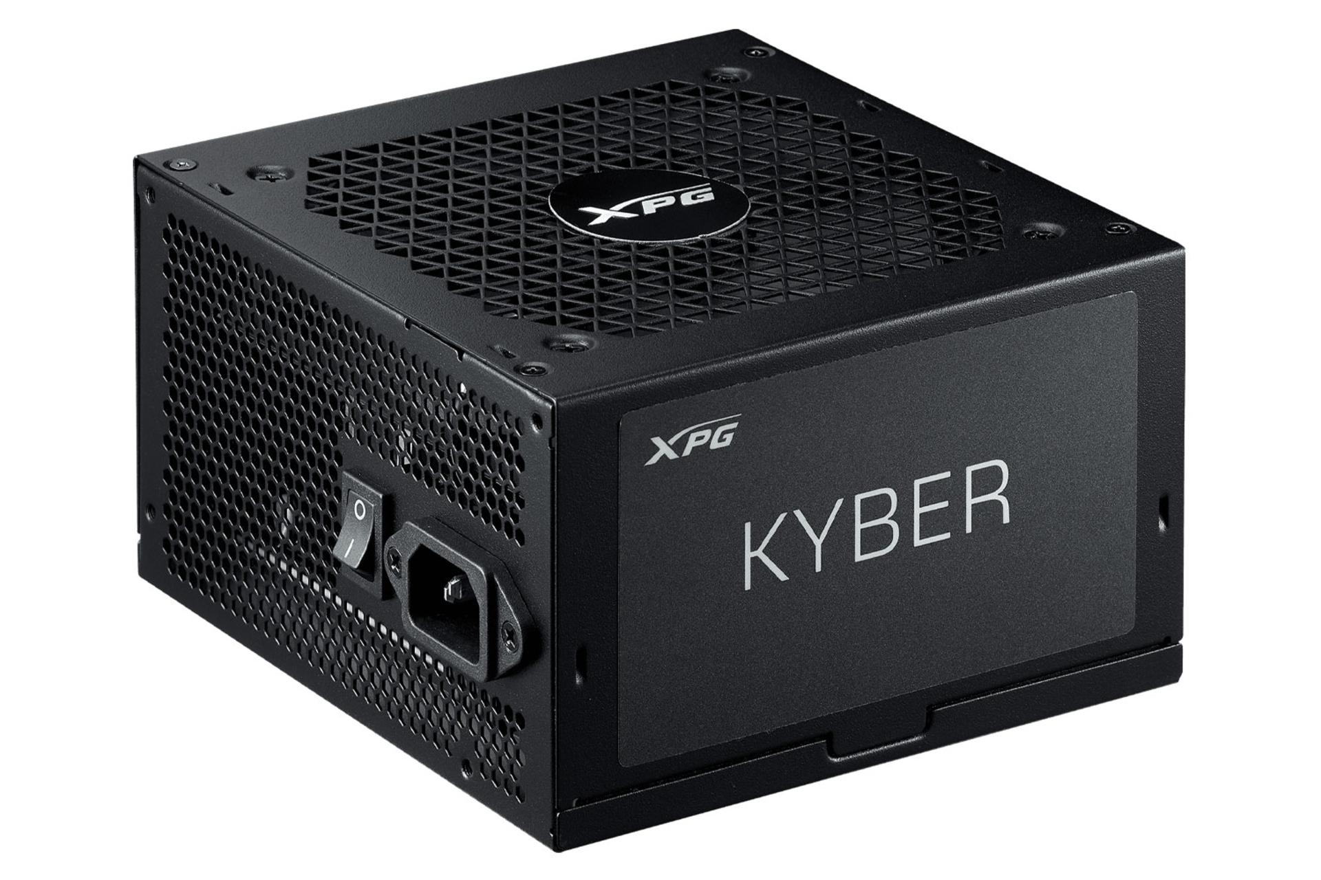 ابعاد و اندازه پاور کامپیوتر ای دیتا XPG KYBER با توان 650 وات