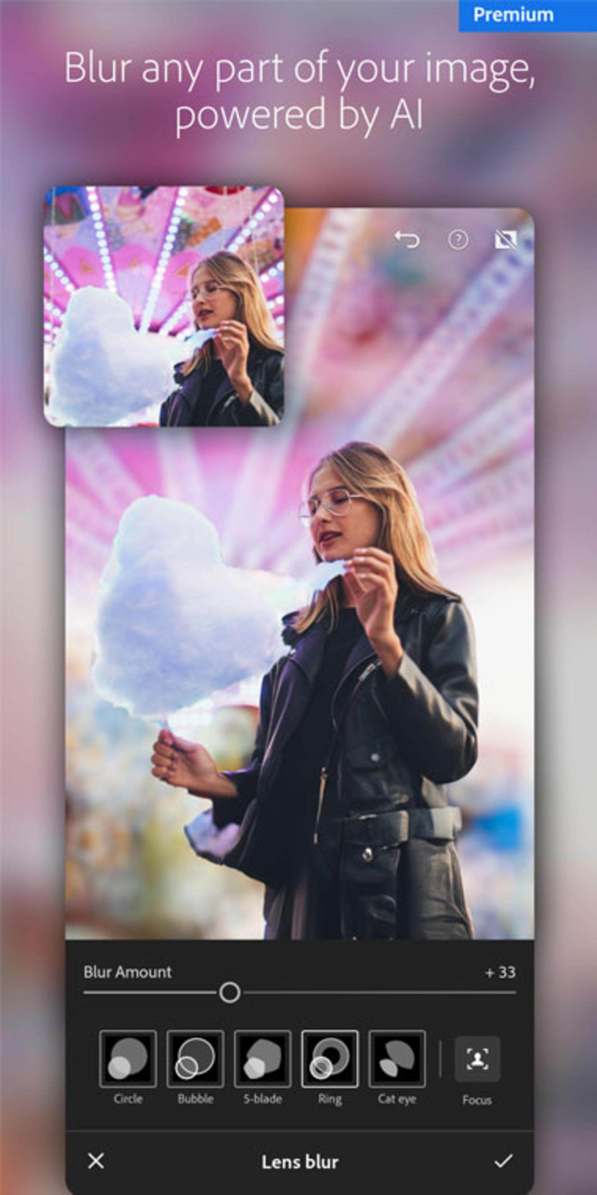 محیط برنامه Adobe Lightroom